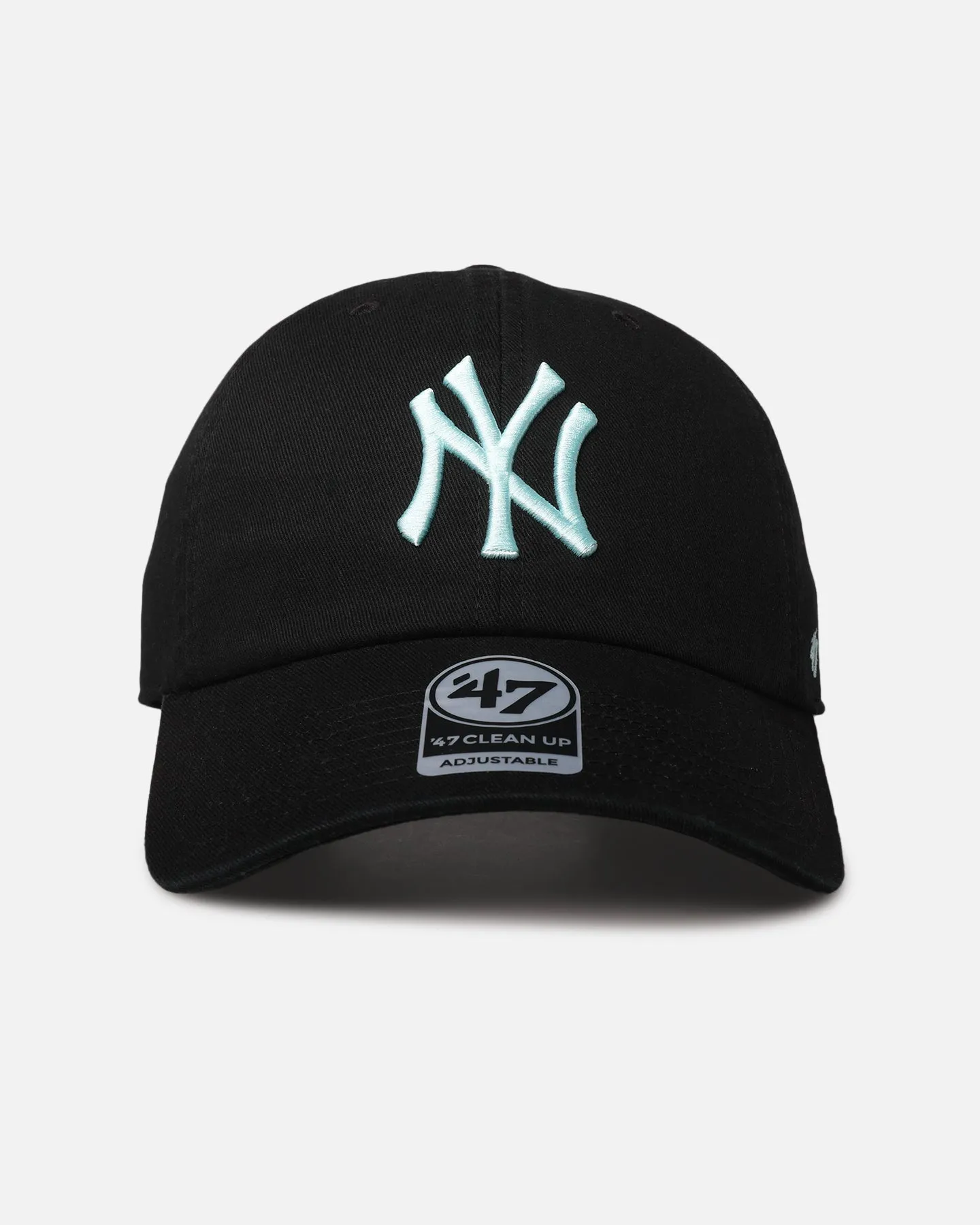 47 Brand New York Yankees 47 Clean Up Strapback Black/Turquoise sold by Culture Kings