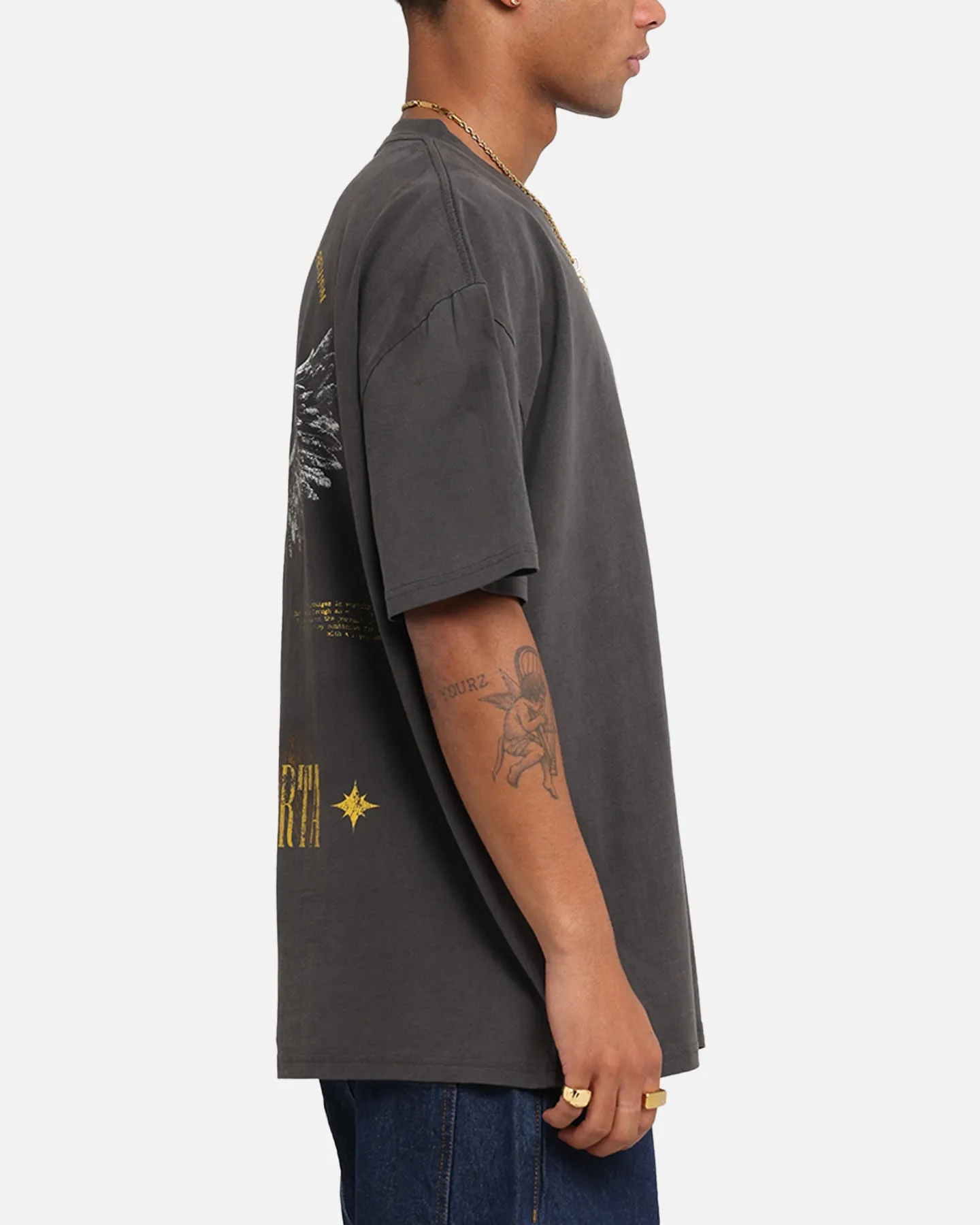 Saint Morta Realm Of Return Boxy T-Shirt Black Wash sold by Culture Kings product image thumbnail 5