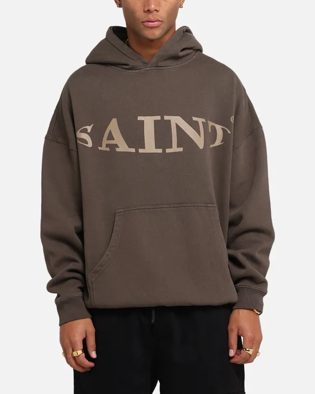 Saint Morta Vision Boxy Hoodie Brown sold by Culture Kings