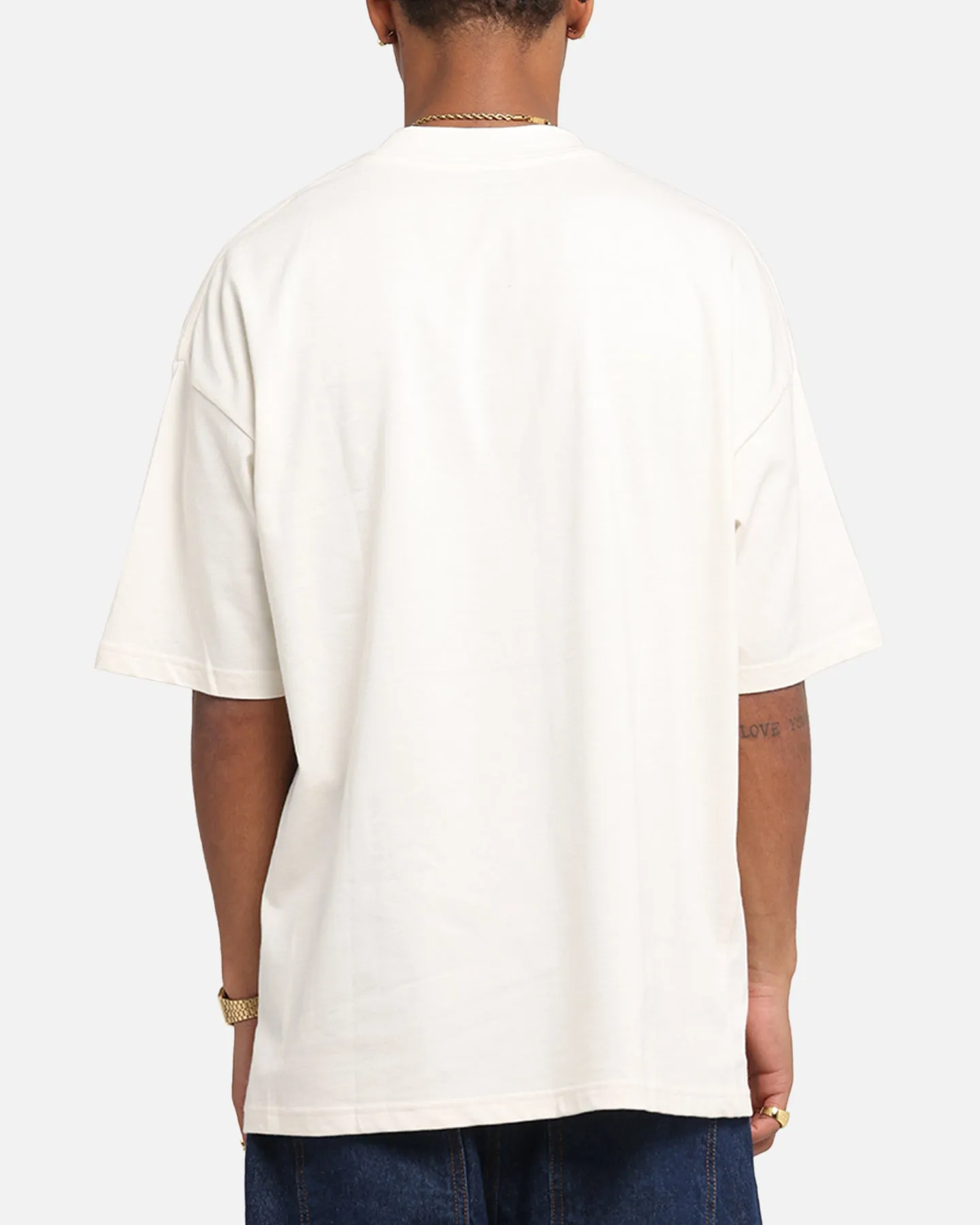Carre Sacred Letter Mock Neck T-Shirt Off White sold by Culture Kings product image thumbnail 3
