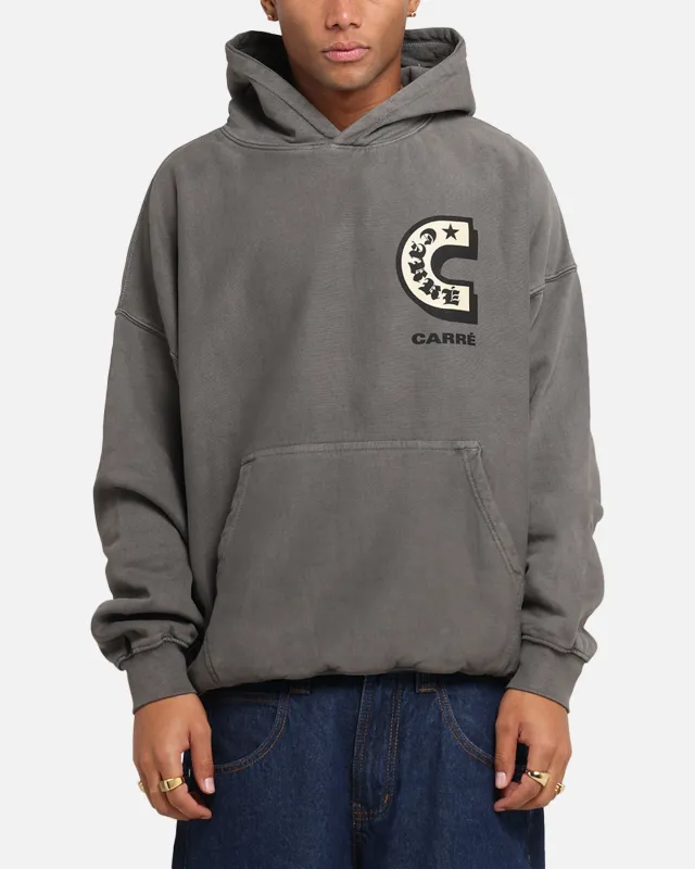 Carre Sacred Letter Hoodie Washed Charcoal sold by Culture Kings