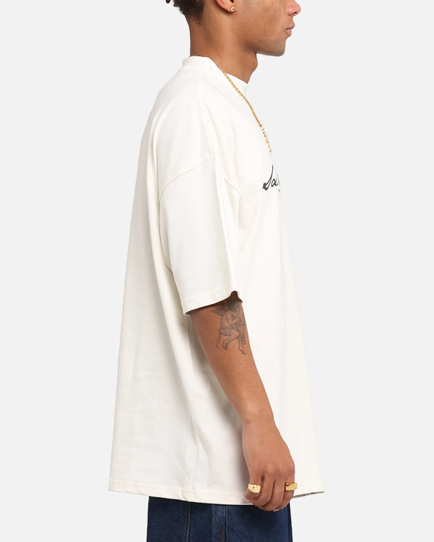 Saint Morta Scripture Mock Neck T-Shirt Off White sold by Culture Kings product image thumbnail 4