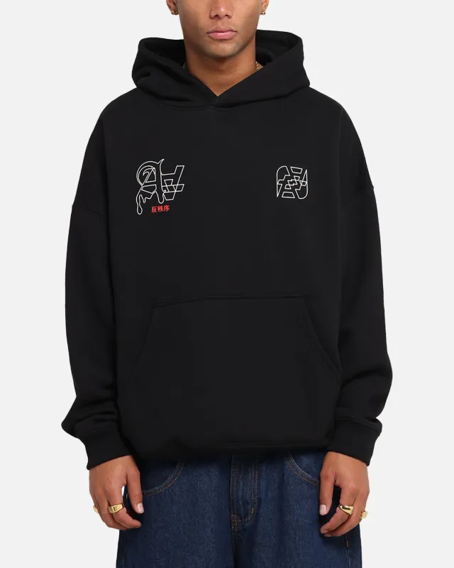 The Anti Order Arcade Boxy Hoodie Black sold by Culture Kings