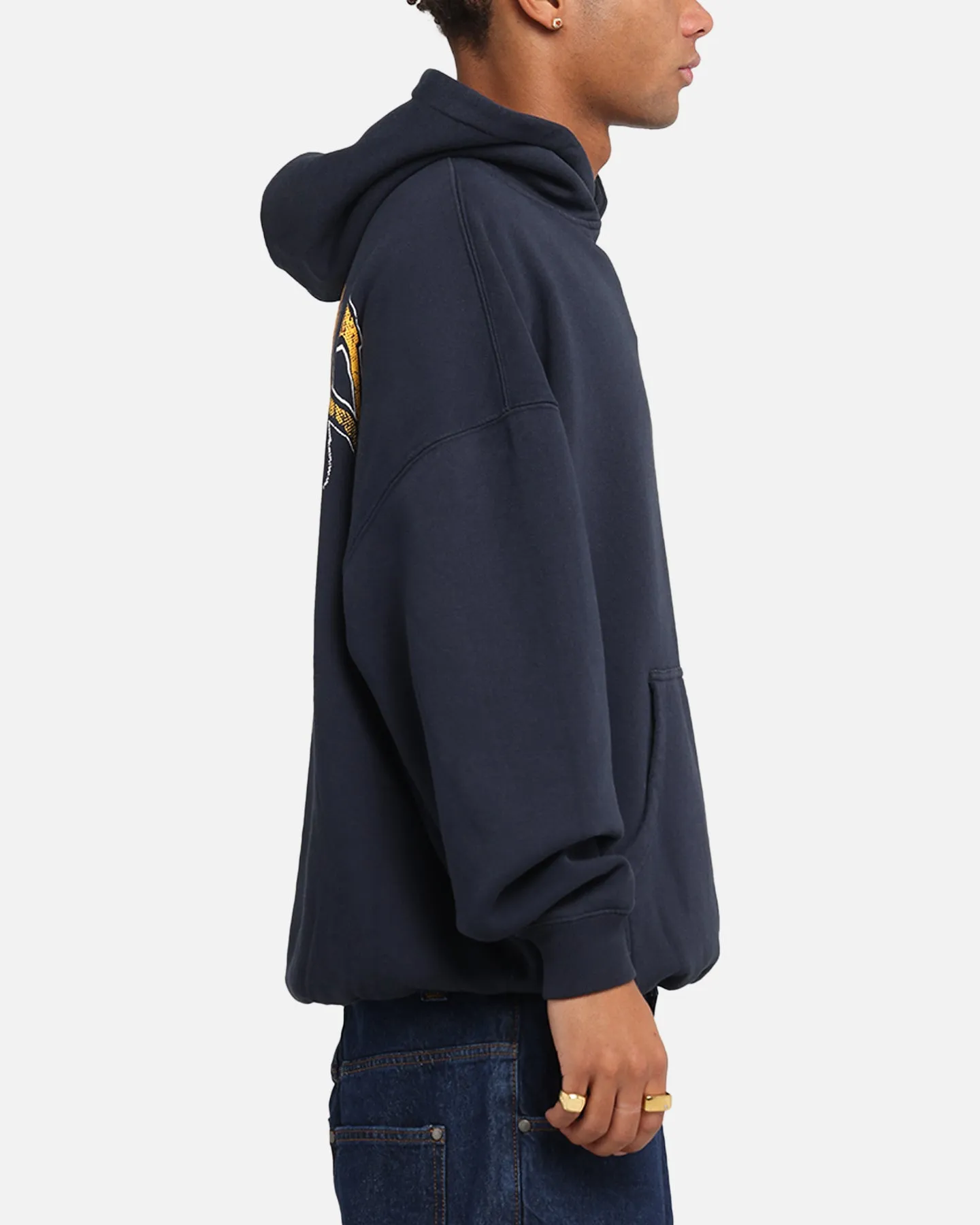 The Anti Order Anti Collegate Boxy Hoodie Navy sold by Culture Kings product image thumbnail 5