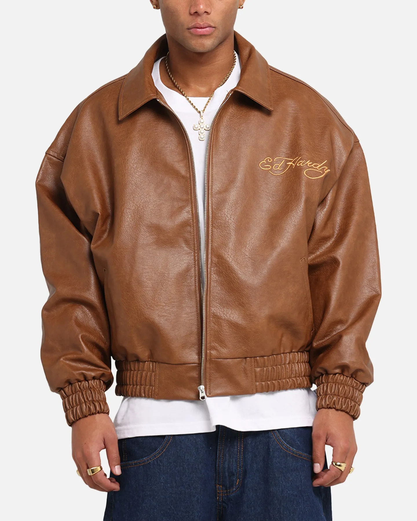 Ed Hardy Eagle Jacket Brown sold by Culture Kings product image thumbnail 2