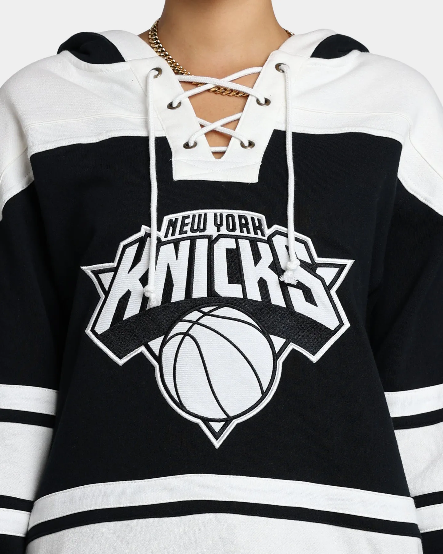 47 Brand New York Knicks Superior Lacer Hoodie Jet Black sold by Culture Kings product image thumbnail 3