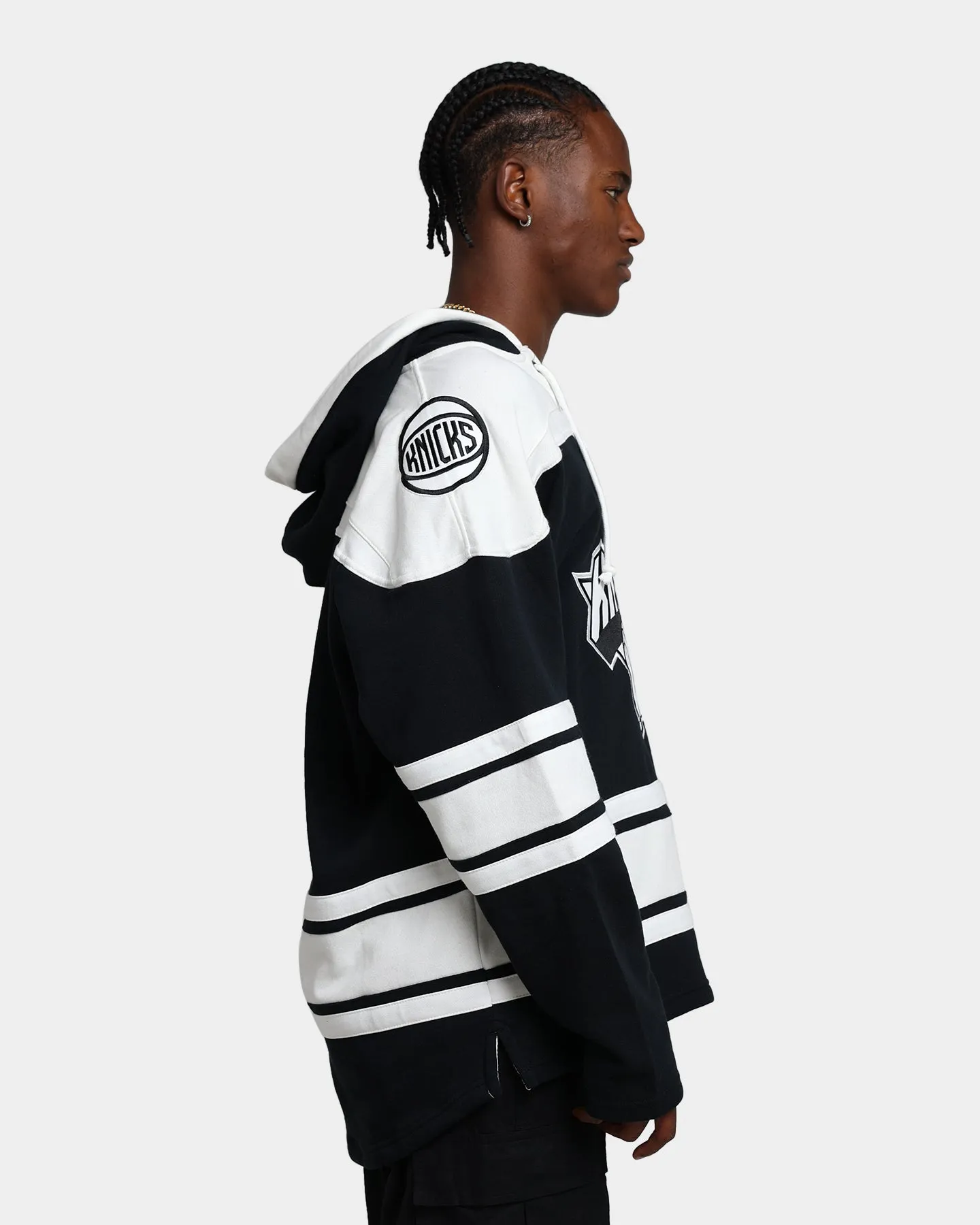 47 Brand New York Knicks Superior Lacer Hoodie Jet Black sold by Culture Kings product image thumbnail 5