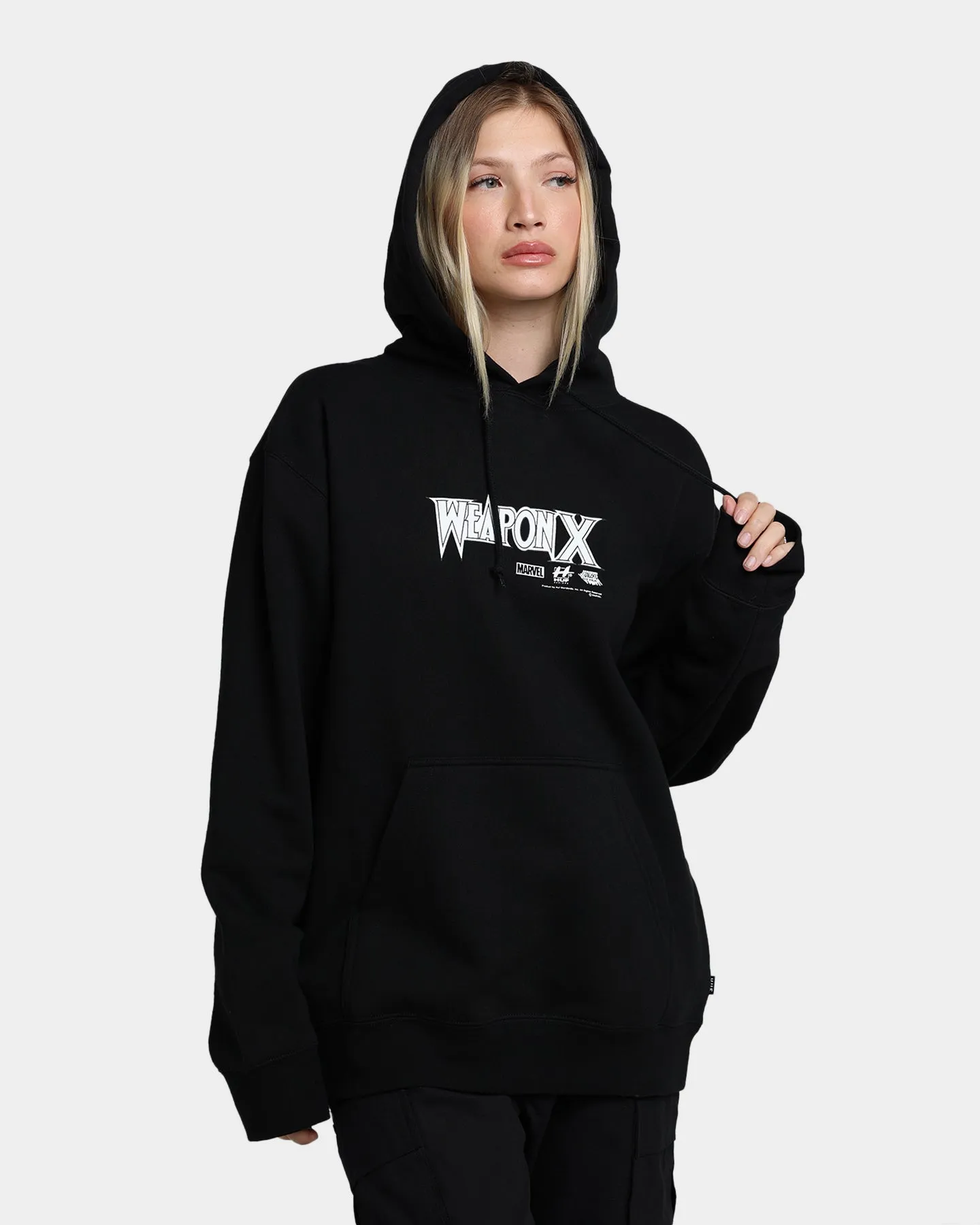 HUF X Marvel Weapon X Hoodie Black sold by Culture Kings product image thumbnail 2
