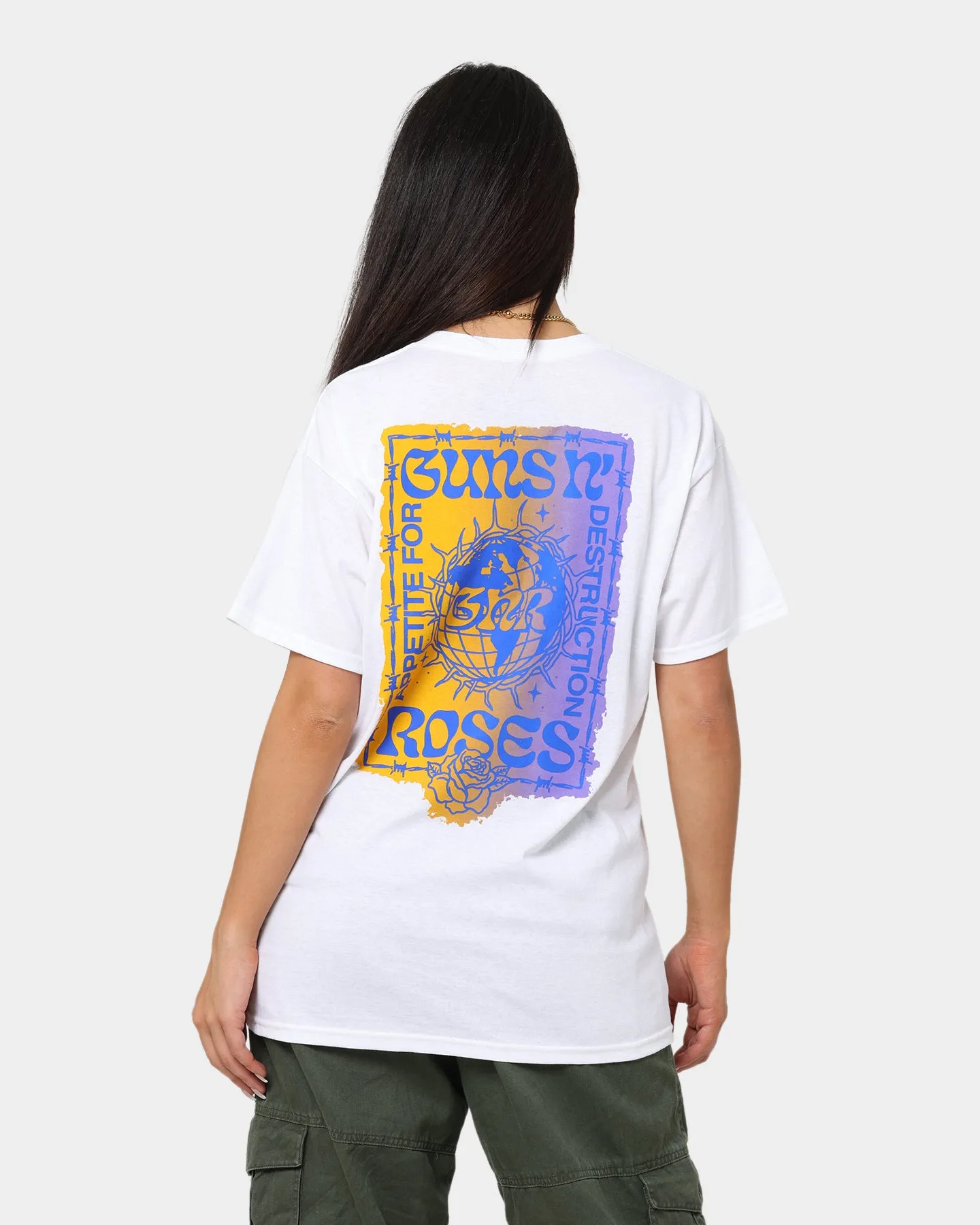Guns n Roses Appetite Ticket T-Shirt White sold by Culture Kings