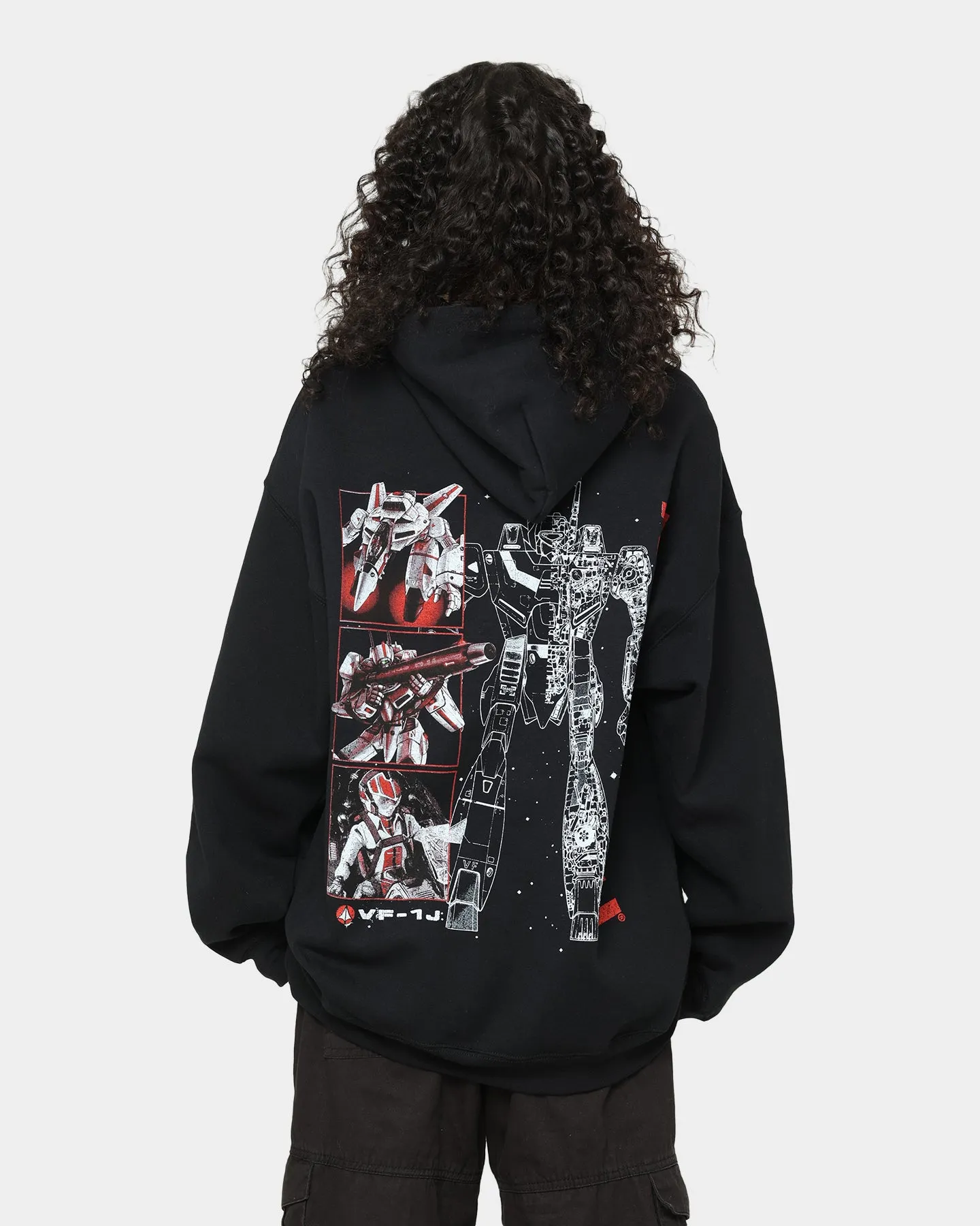 American Thrift X Robotech VF1J Hoodie Black sold by Culture Kings product image thumbnail 4