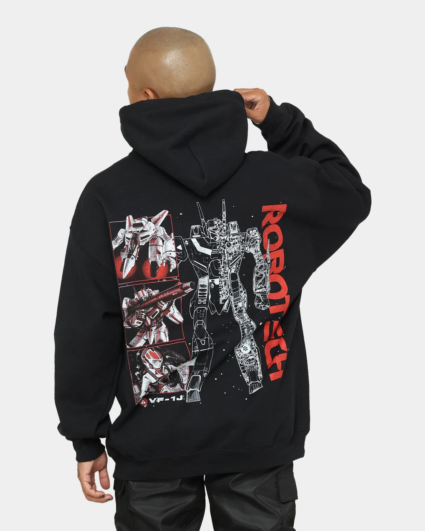 American Thrift X Robotech VF1J Hoodie Black sold by Culture Kings