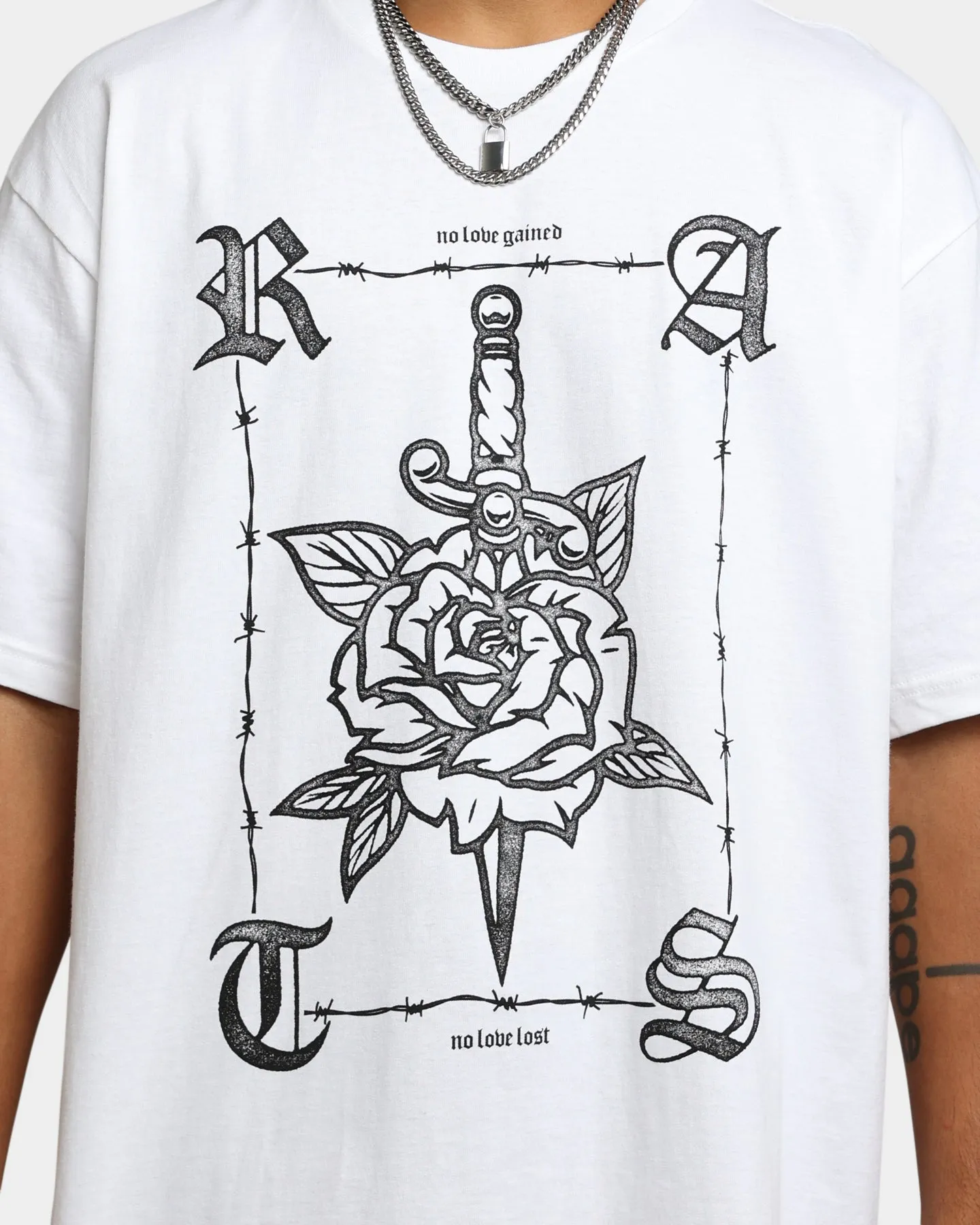 Rats Get Fat No Love T-Shirt White sold by Culture Kings product image thumbnail 4