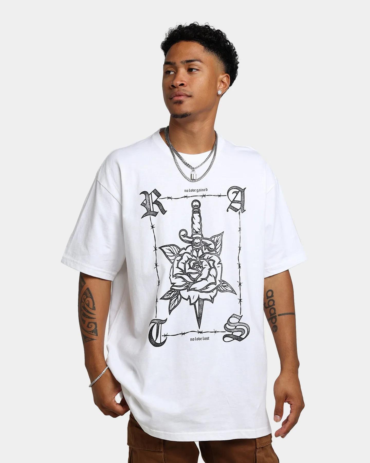 Rats Get Fat No Love T-Shirt White sold by Culture Kings