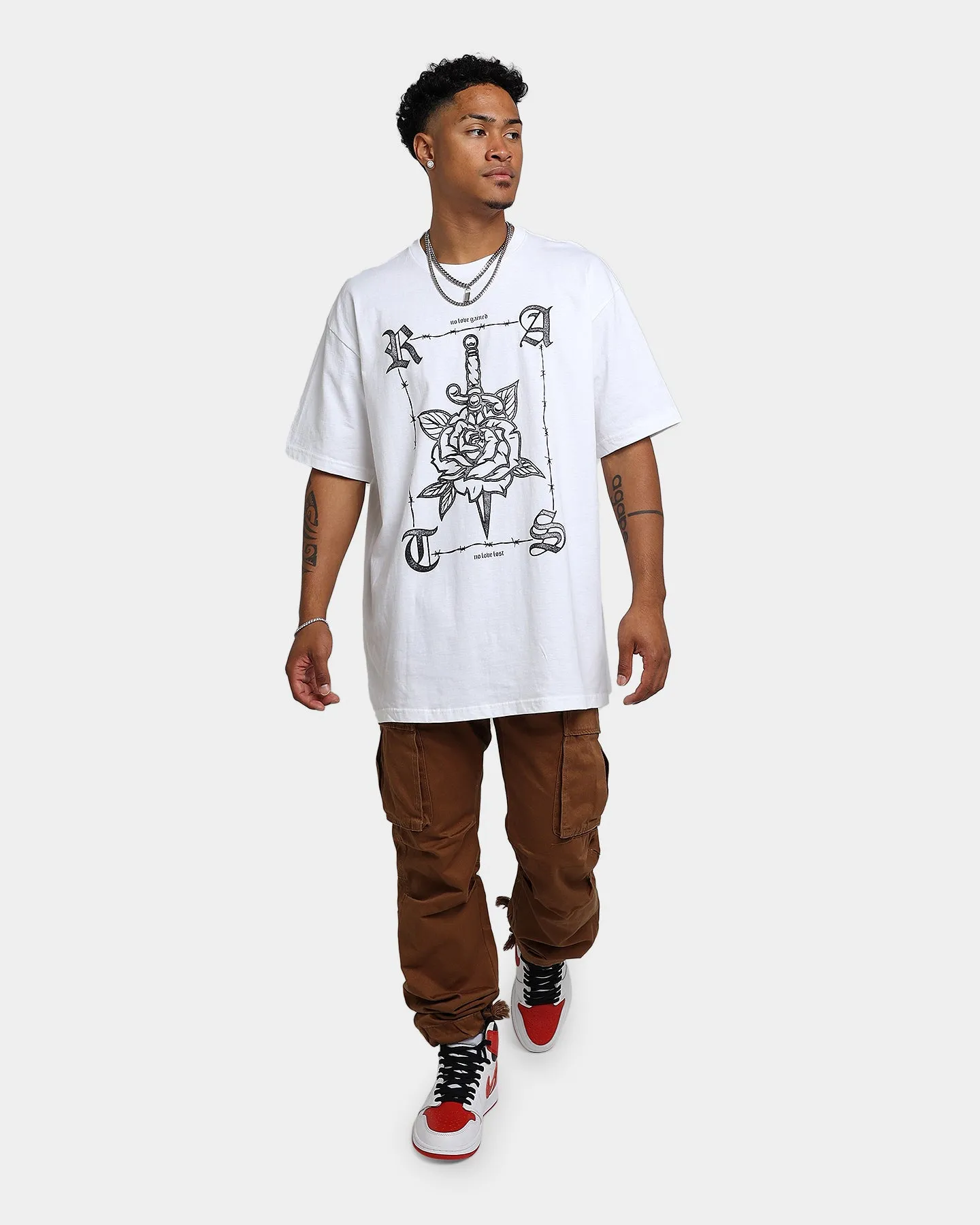 Rats Get Fat No Love T-Shirt White sold by Culture Kings product image thumbnail 3