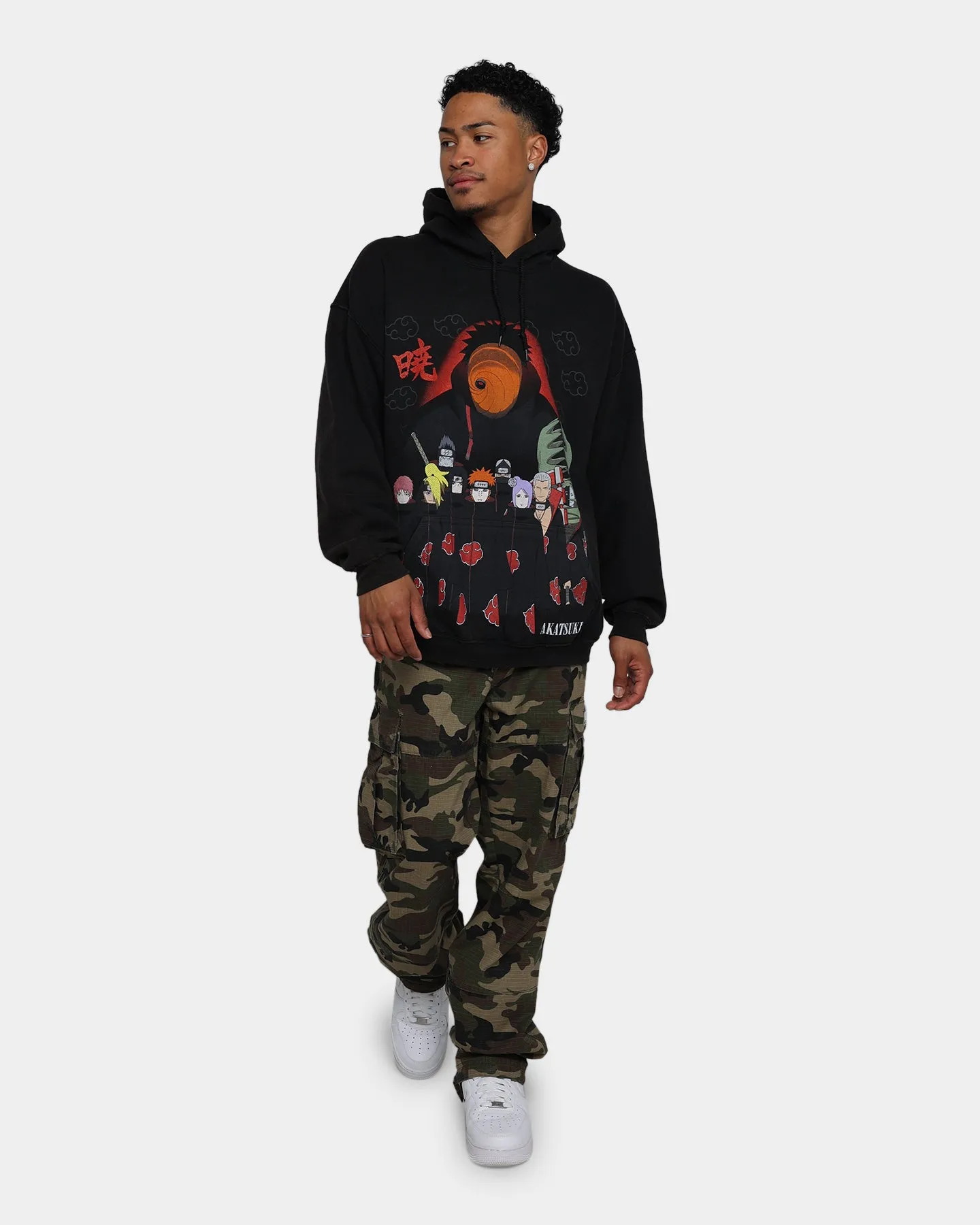 Goat Crew X Naruto Akatsuki Organic Premium Vintage Hoodie Vintage Black sold by Culture Kings product image thumbnail 3