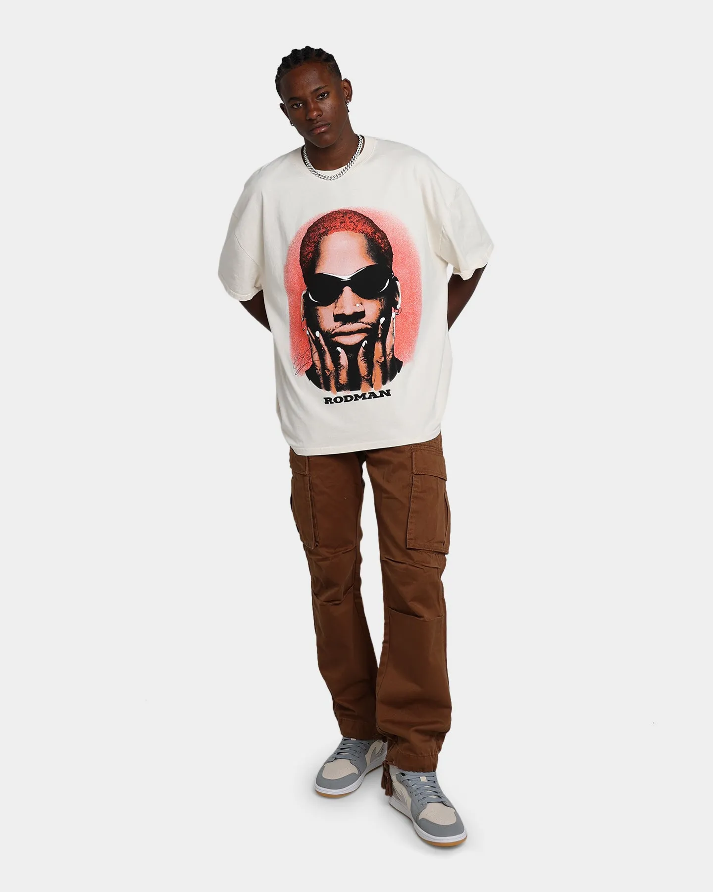 Rodman Brand Rodman Signature Vintage T-Shirt Off White sold by Culture Kings product image thumbnail 3