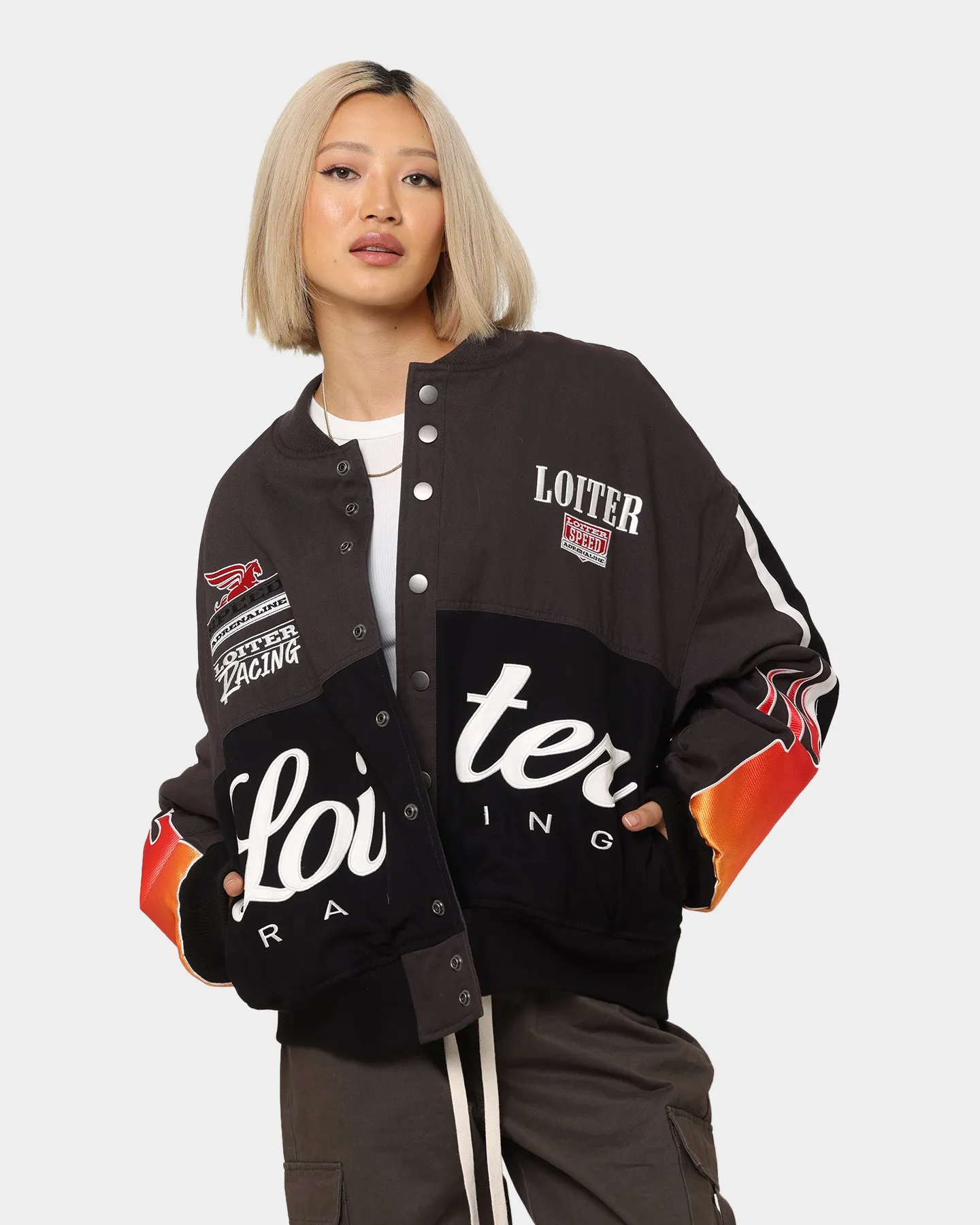 Loiter Daytona Motor Jacket Black sold by Culture Kings product image thumbnail 2