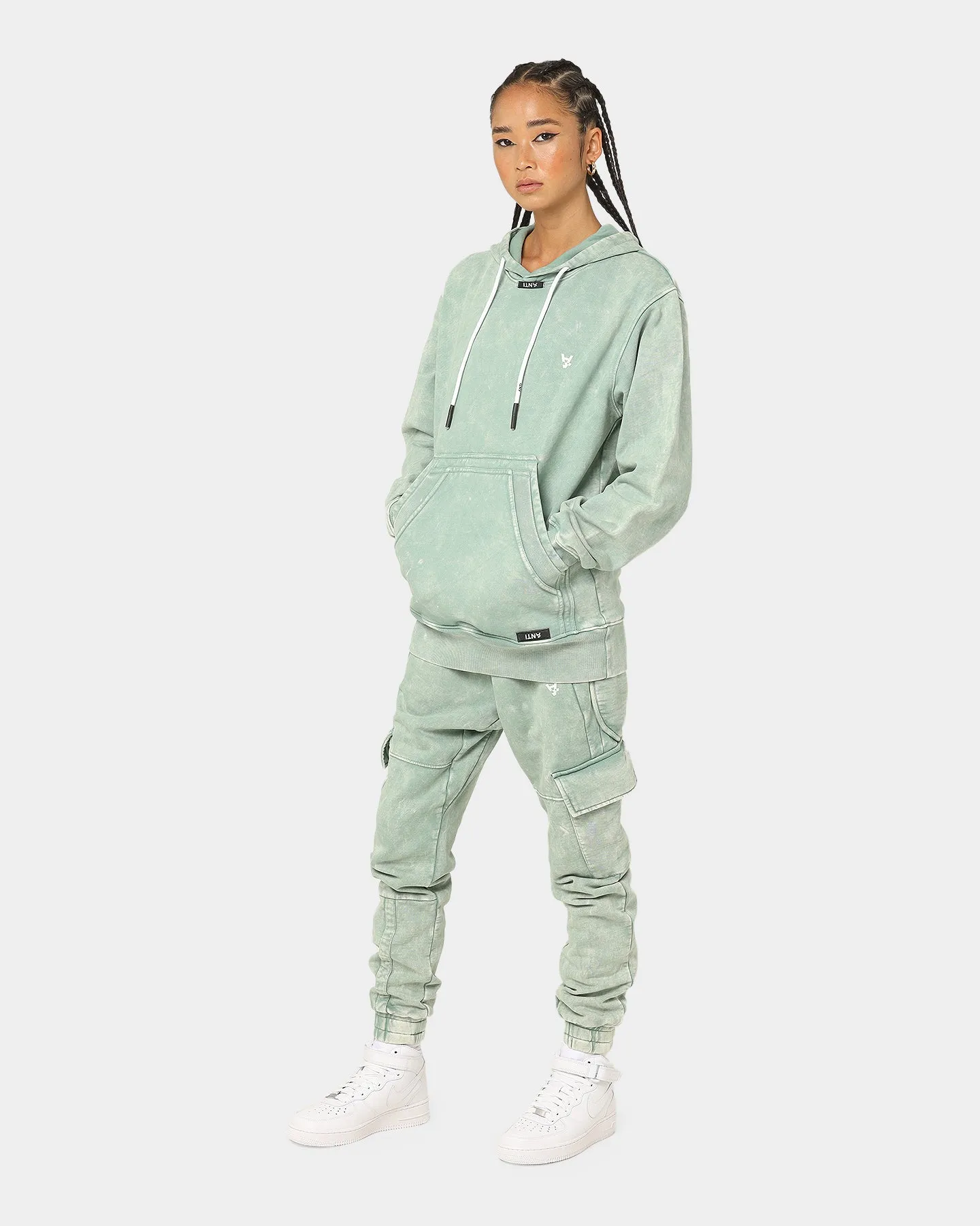 The Anti Order Anti Essential Hoodie Green Crystal sold by Culture Kings product image thumbnail 3