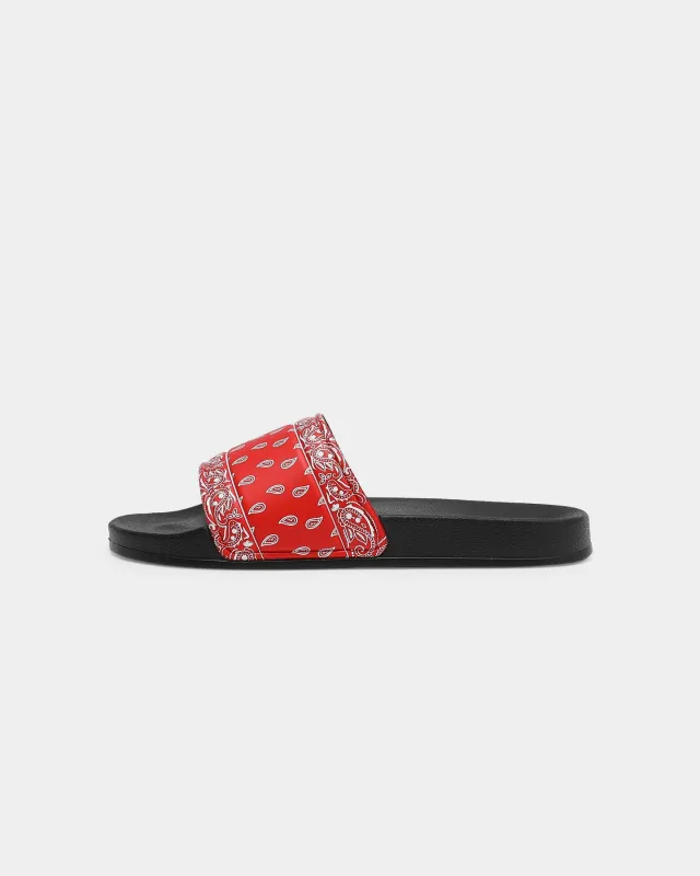 73Studio Bandana Slide Black/Red sold by Culture Kings