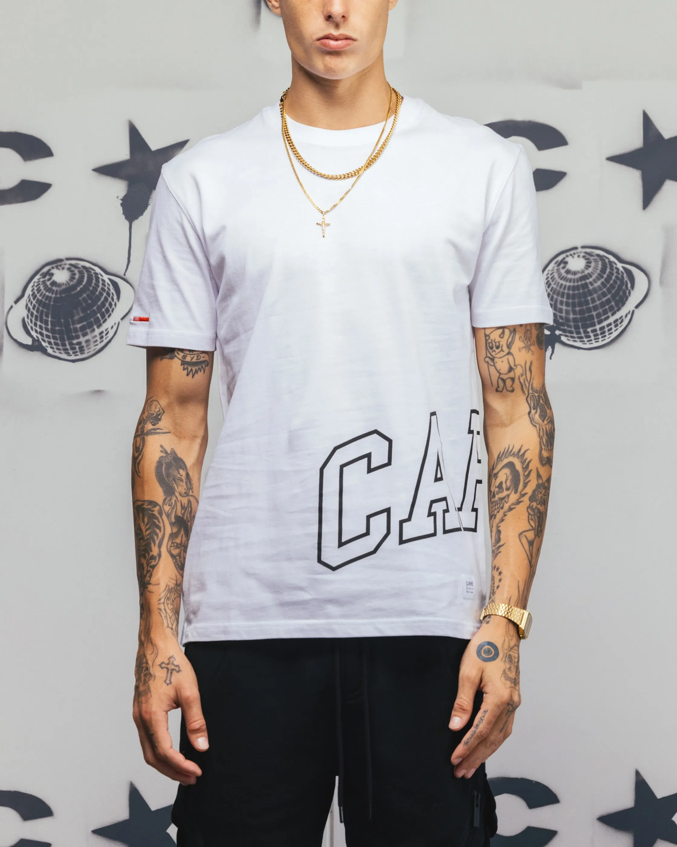 Carré Men's Enorme Classique Short Sleeve T-Shirt White sold by Culture Kings