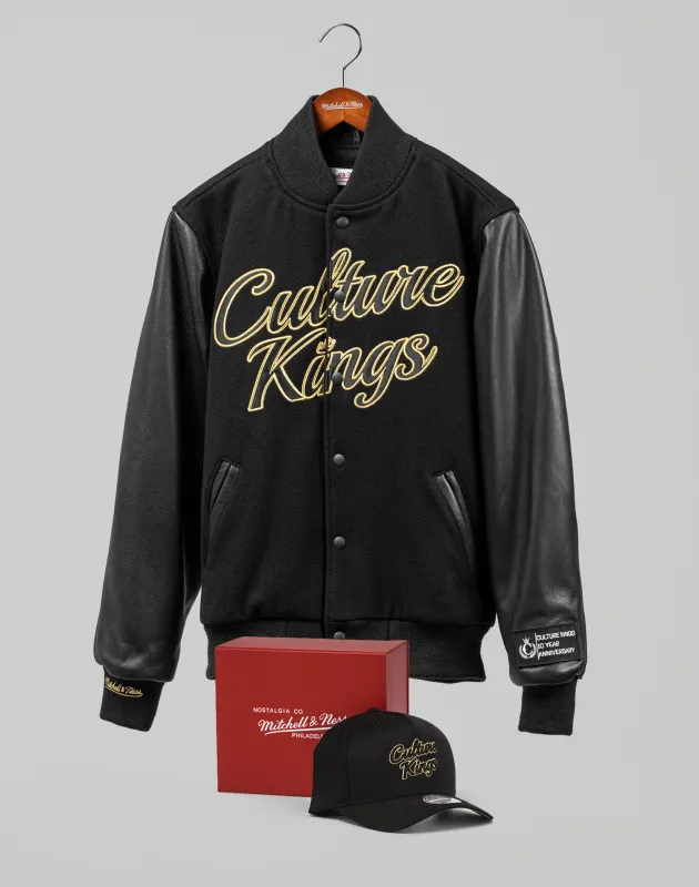 CULTURE KINGS 10 YEAR ANNIVERSARY PACK BLACK/GOLD made by Mitchell & Ness