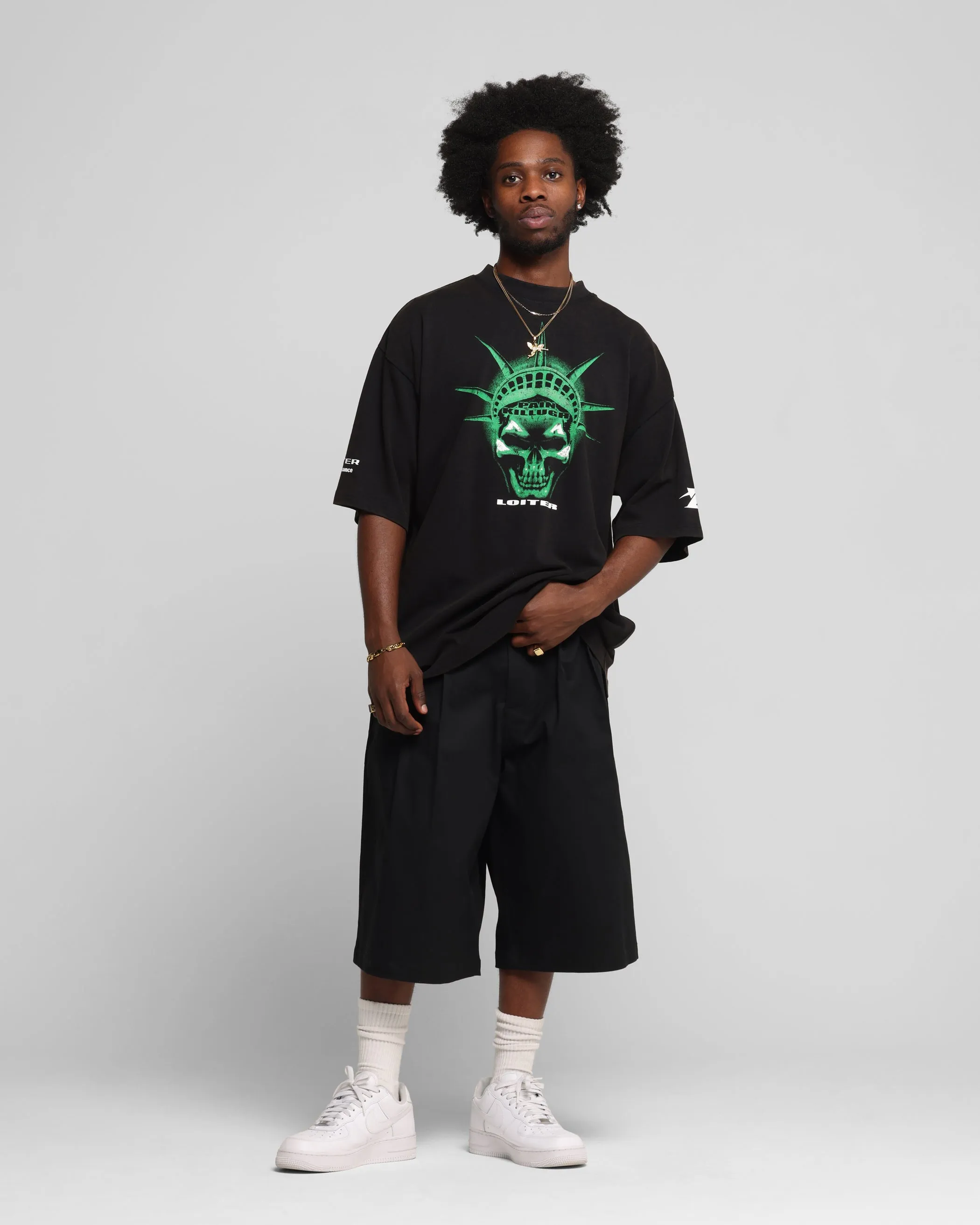 Loiter Liberty Vintage T-Shirt Vintage Black sold by Culture Kings product image thumbnail 4