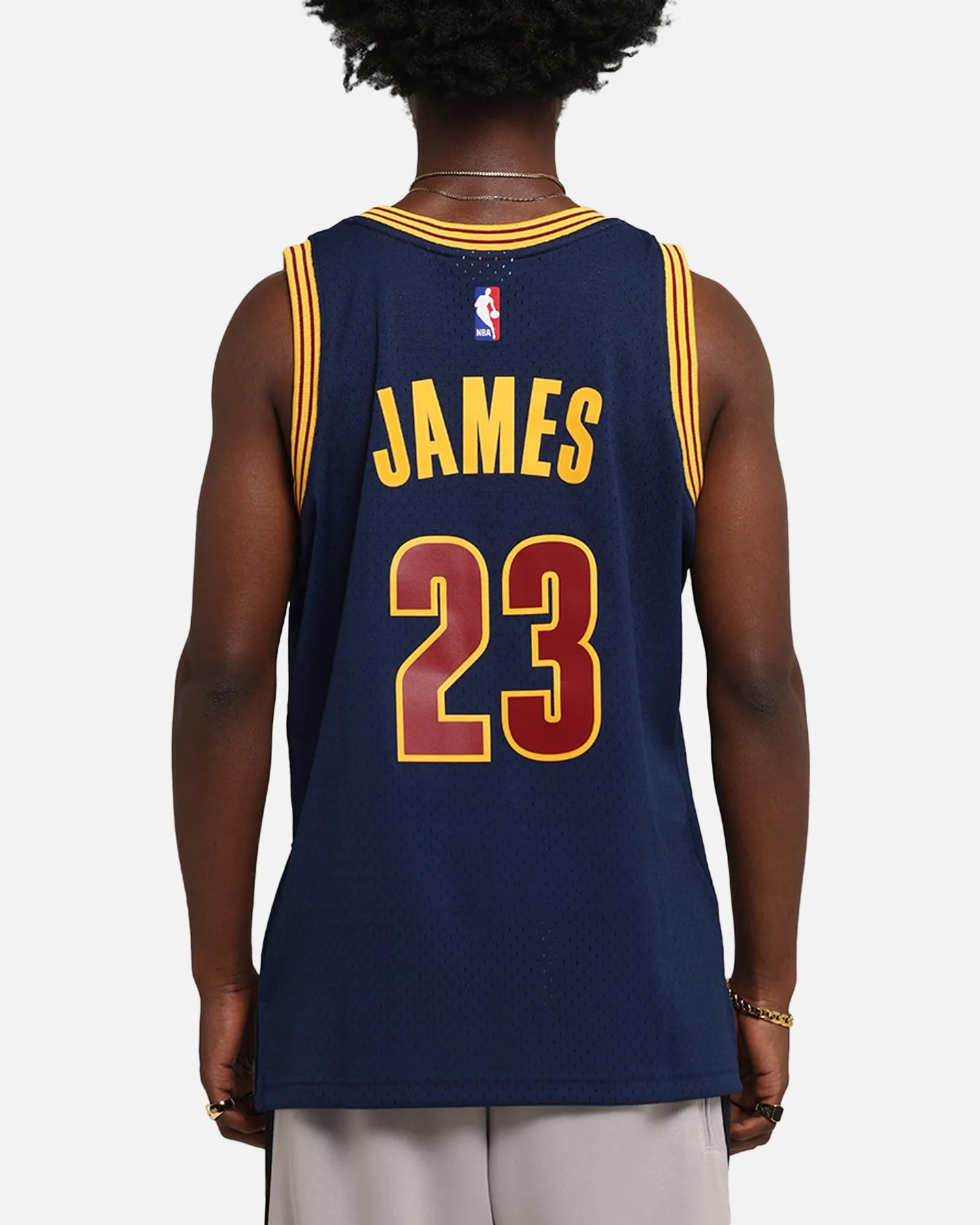 Mitchell & Ness Cleveland Cavaliers Lebron James Swing Jersey Blue sold by Culture Kings product image thumbnail 2