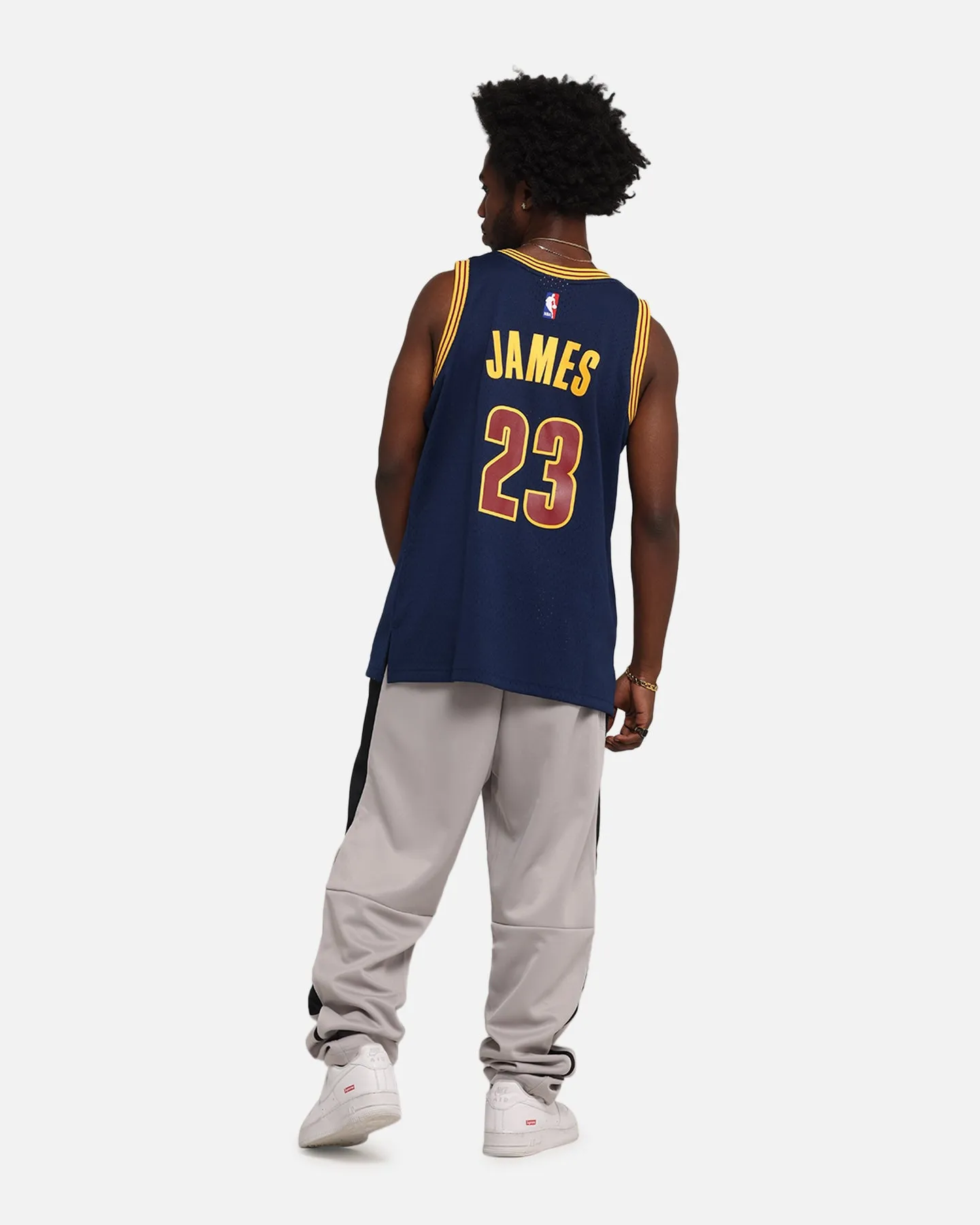 Mitchell & Ness Cleveland Cavaliers Lebron James Swing Jersey Blue sold by Culture Kings product image thumbnail 4