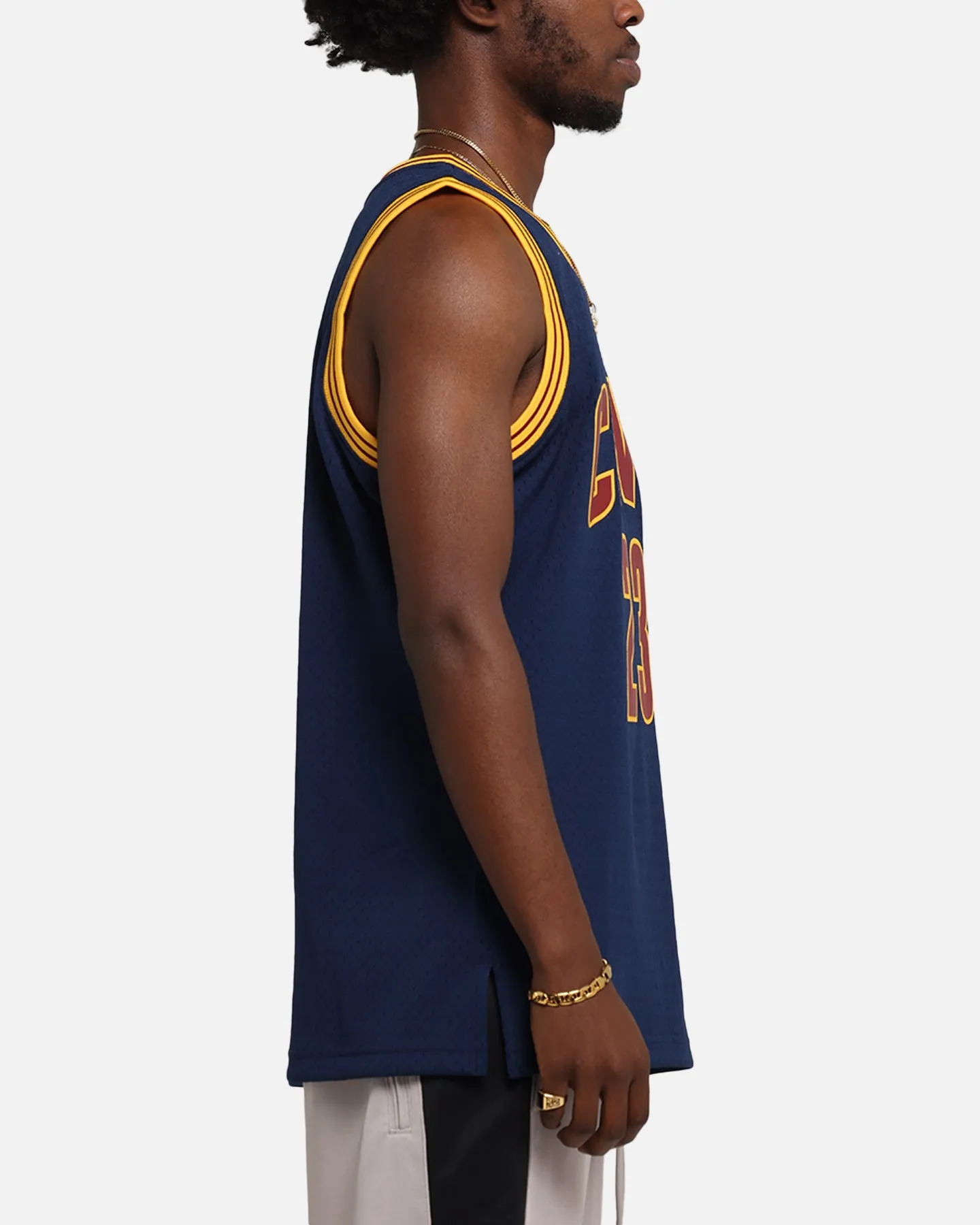 Mitchell & Ness Cleveland Cavaliers Lebron James Swing Jersey Blue sold by Culture Kings product image thumbnail 5
