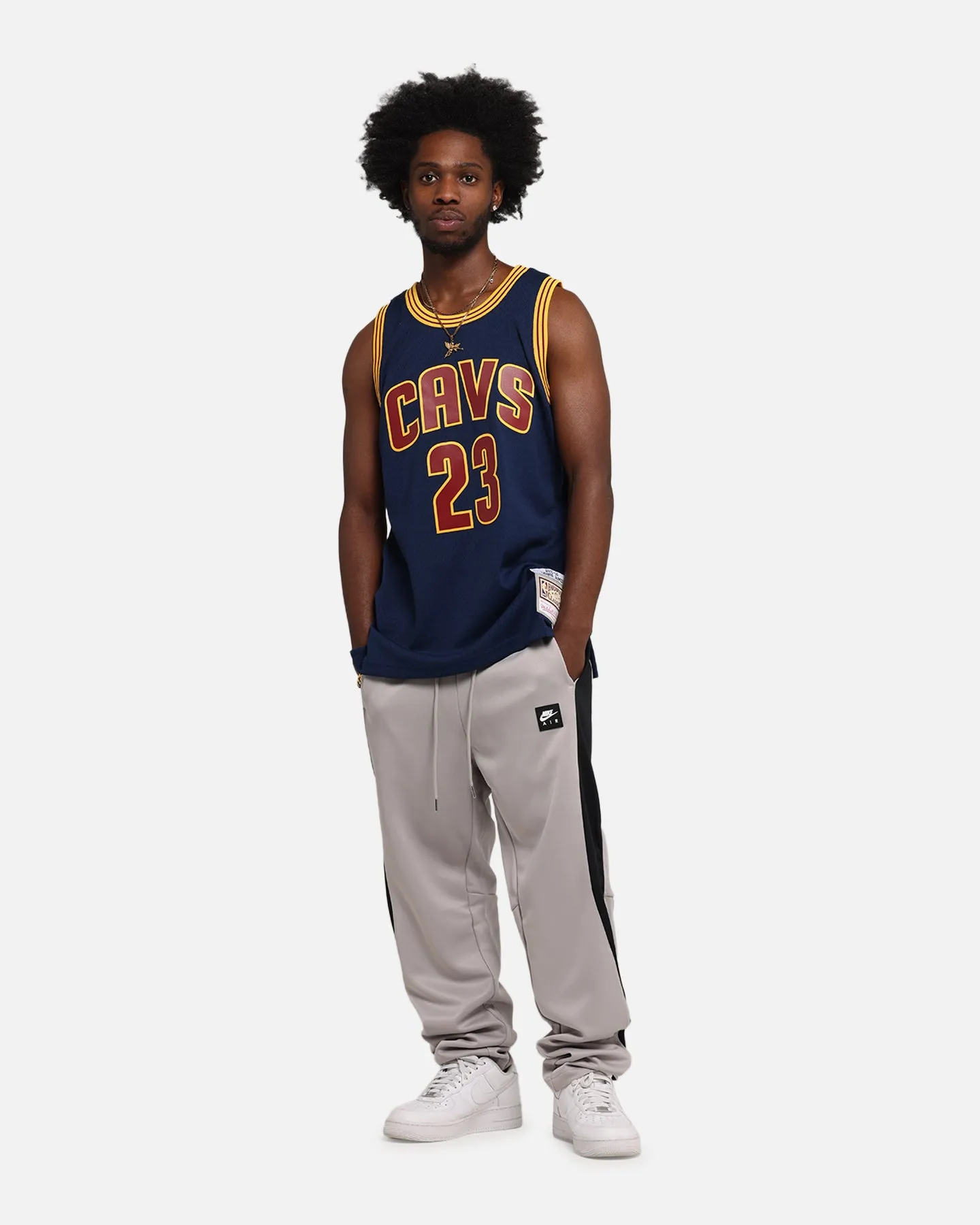 Mitchell & Ness Cleveland Cavaliers Lebron James Swing Jersey Blue sold by Culture Kings product image thumbnail 3
