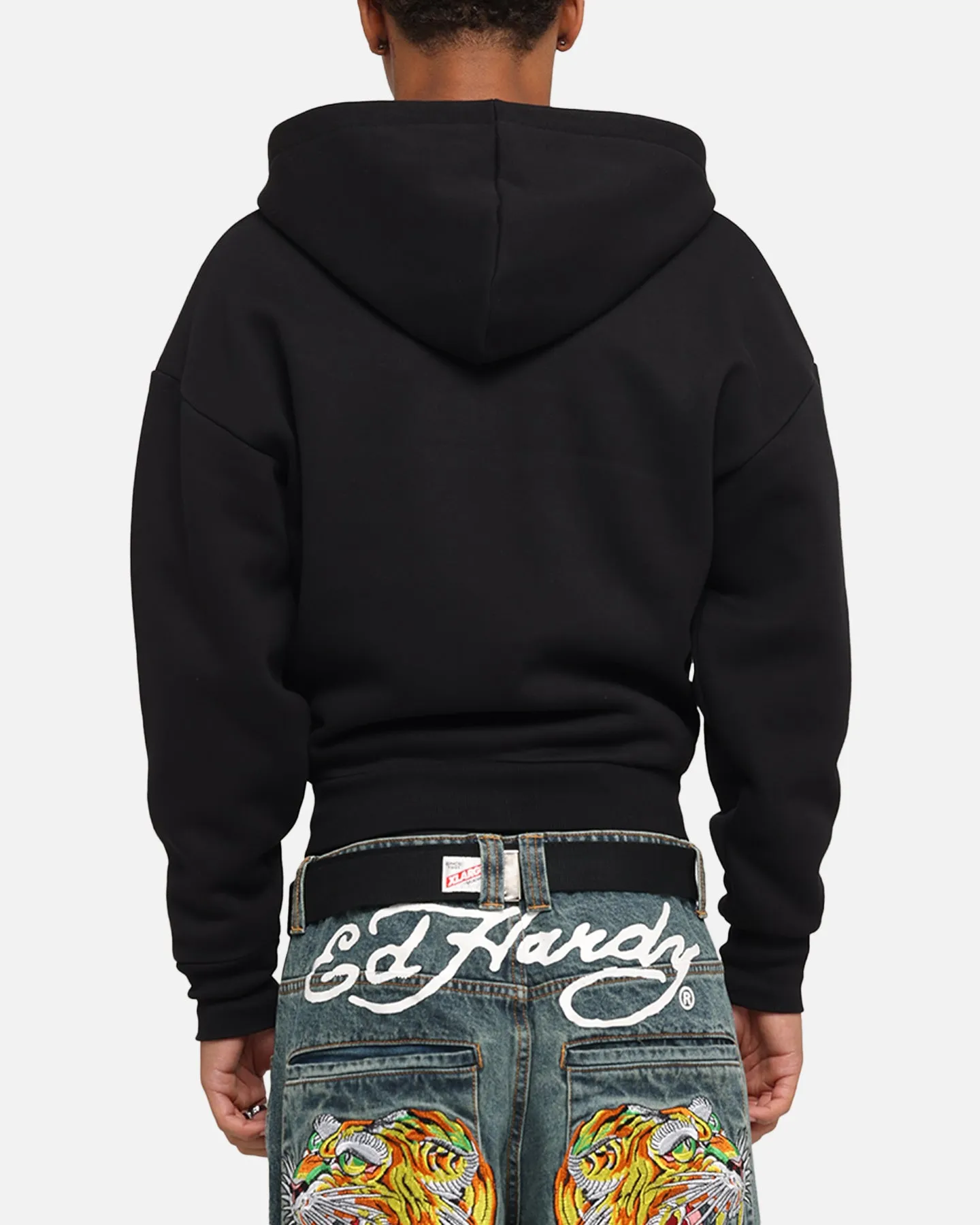 Ed Hardy Eagle Rhinestone Zip Hoodie Black sold by Culture Kings product image thumbnail 3