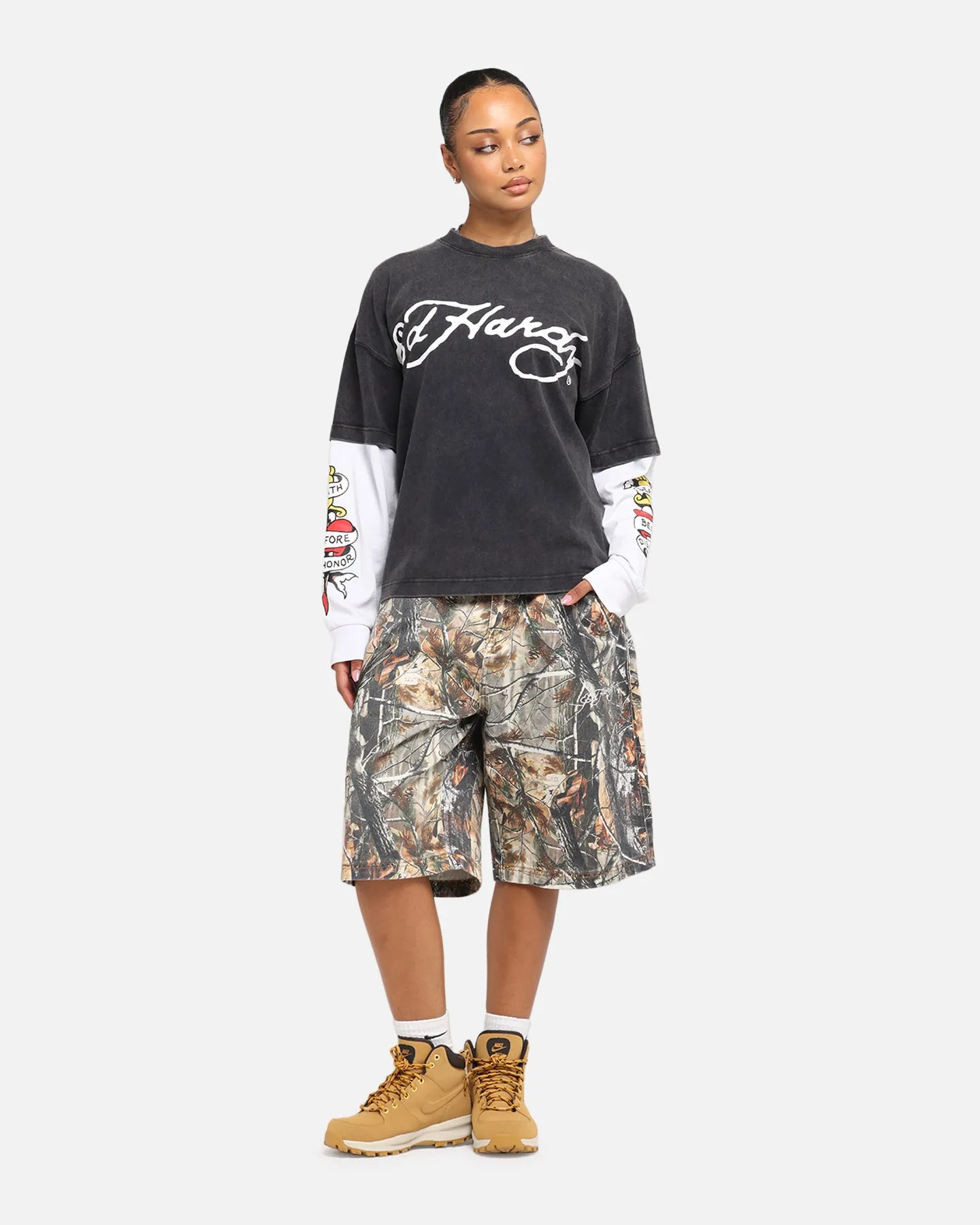 Ed Hardy Tiger Layered Long Sleeve T-Shirt Black sold by Culture Kings product image thumbnail 4