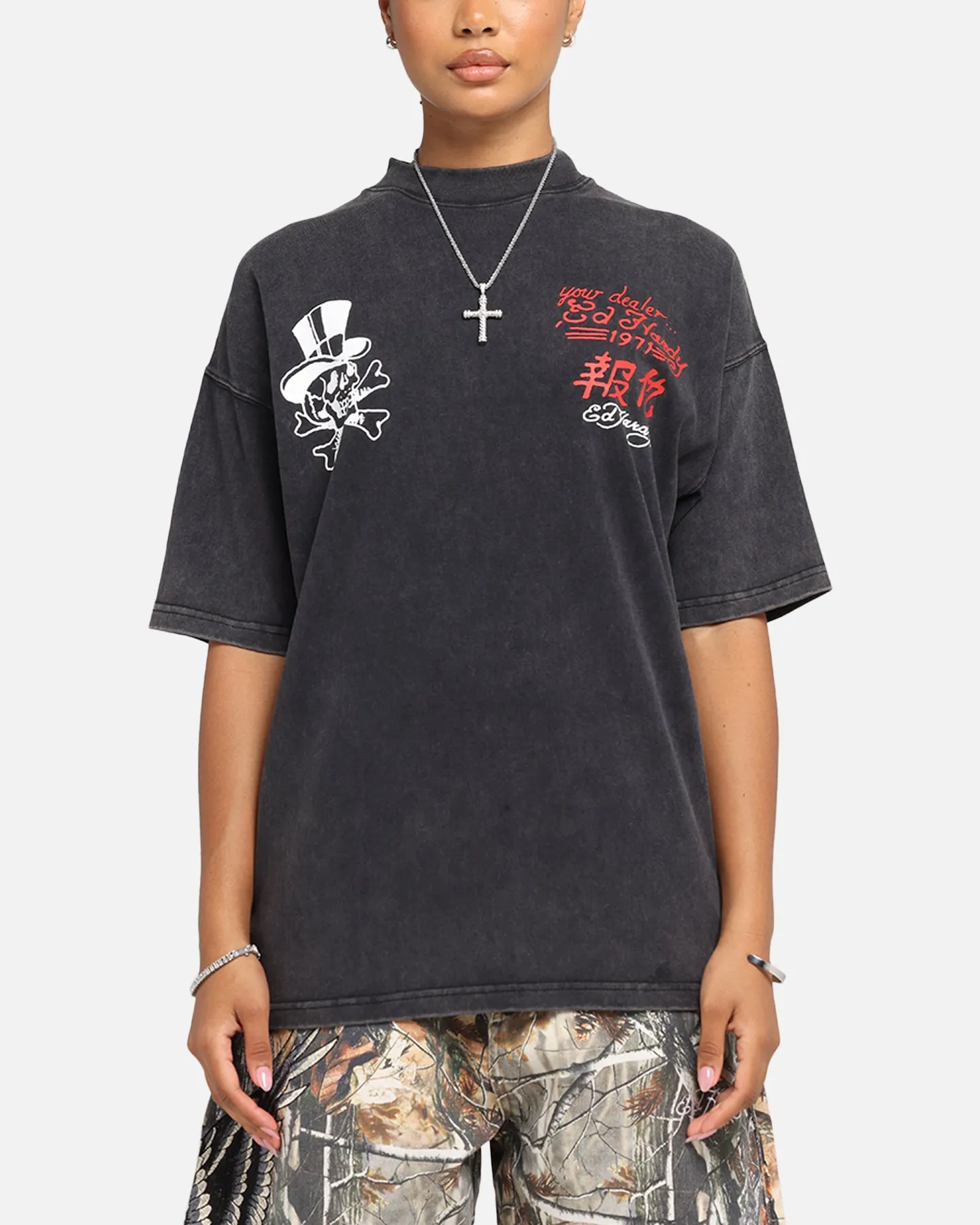 Ed Hardy Love Kills Oversized T-Shirt Black sold by Culture Kings product image thumbnail 2