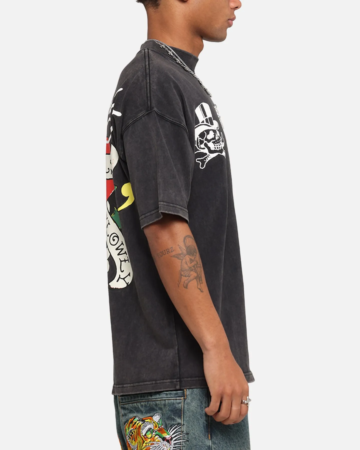 Ed Hardy Love Kills Oversized T-Shirt Black sold by Culture Kings product image thumbnail 5