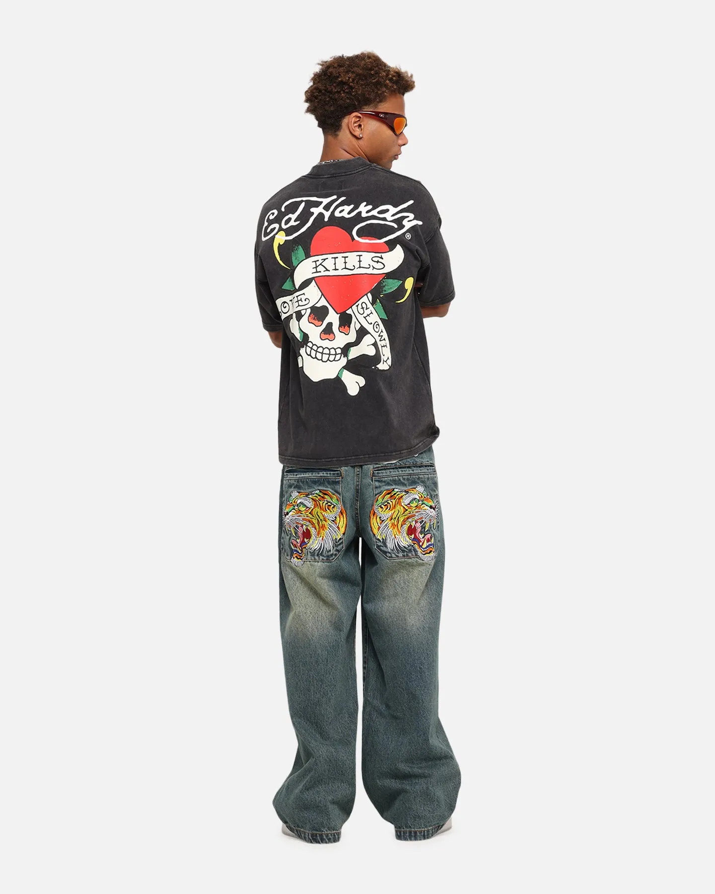 Ed Hardy Love Kills Oversized T-Shirt Black sold by Culture Kings product image thumbnail 3