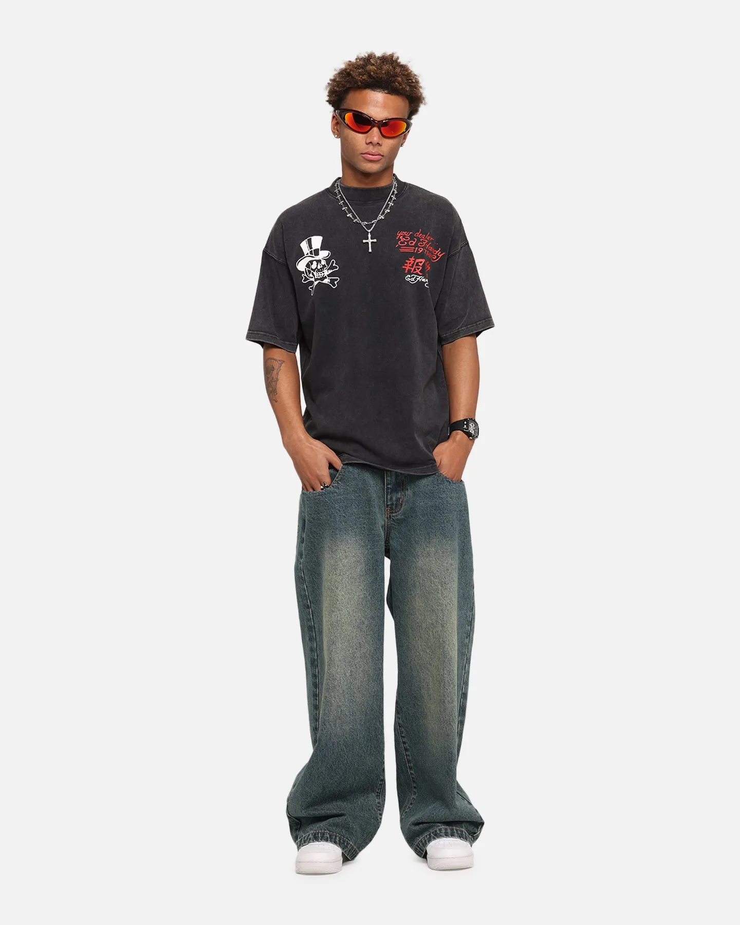Ed Hardy Love Kills Oversized T-Shirt Black sold by Culture Kings product image thumbnail 4