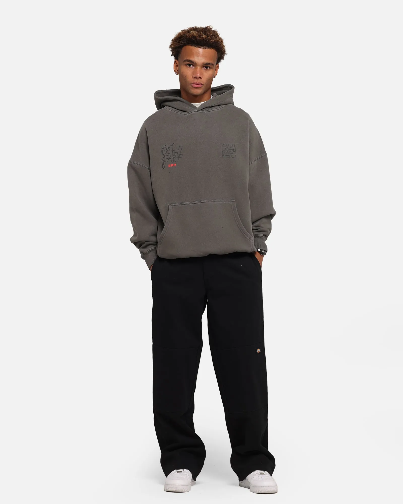 The Anti Order Arcade Boxy Hoodie Washed Charcoal sold by Culture Kings product image thumbnail 2