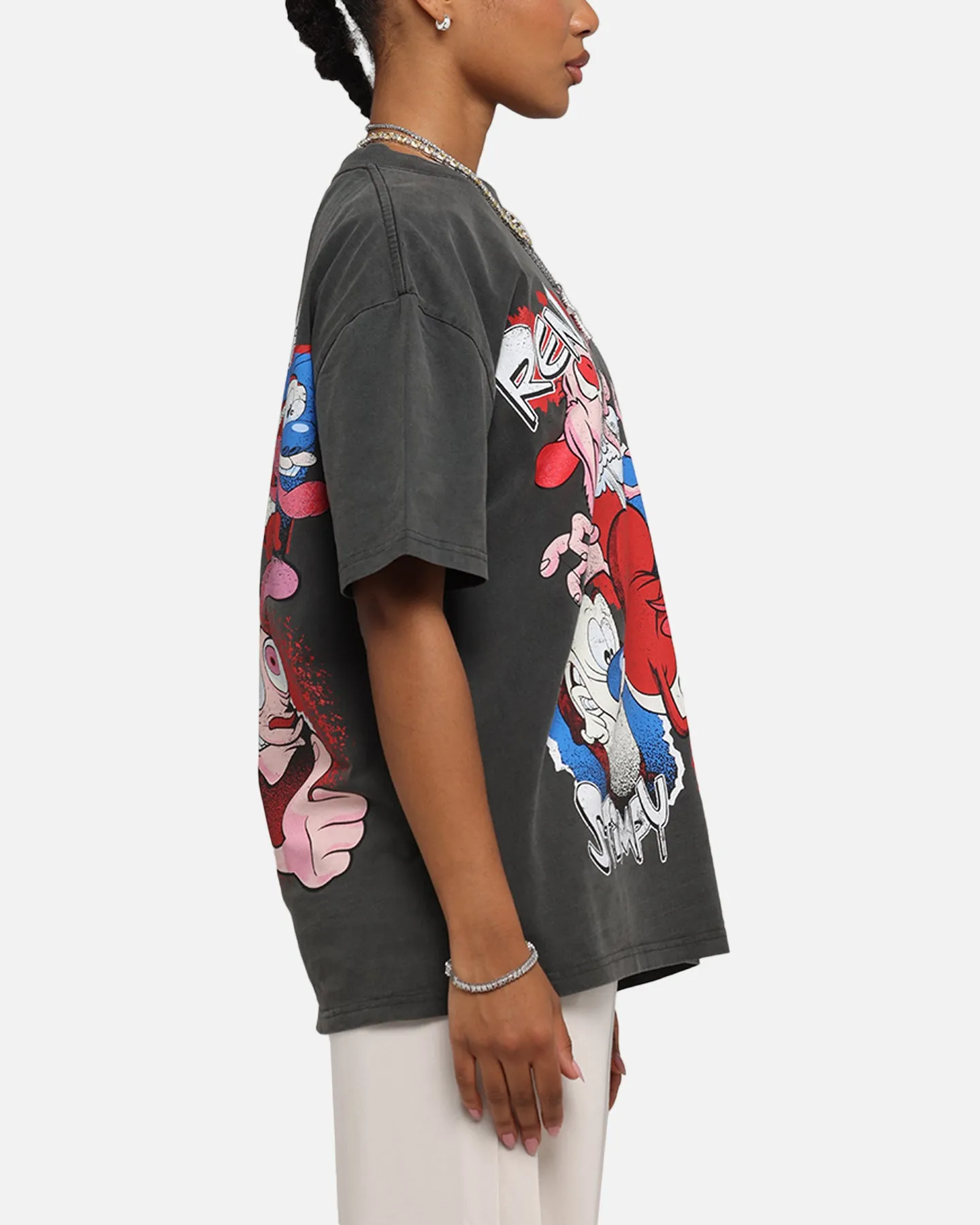 American Thrift X Nickelodeon Ren And Stimpy Heavy T-Shirt Black Wash sold by Culture Kings product image thumbnail 5