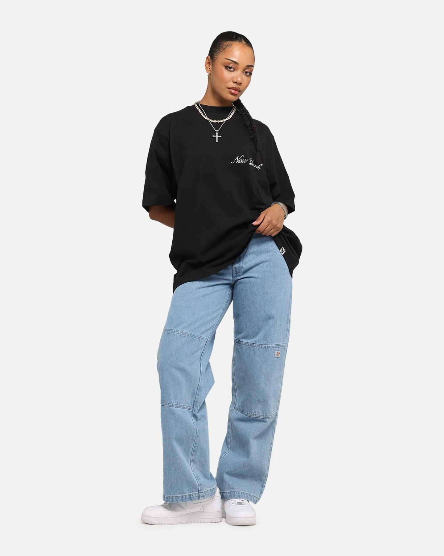 Majestic Athletic New York Yankees Script Boxy T-Shirt Black sold by Culture Kings product image thumbnail 4