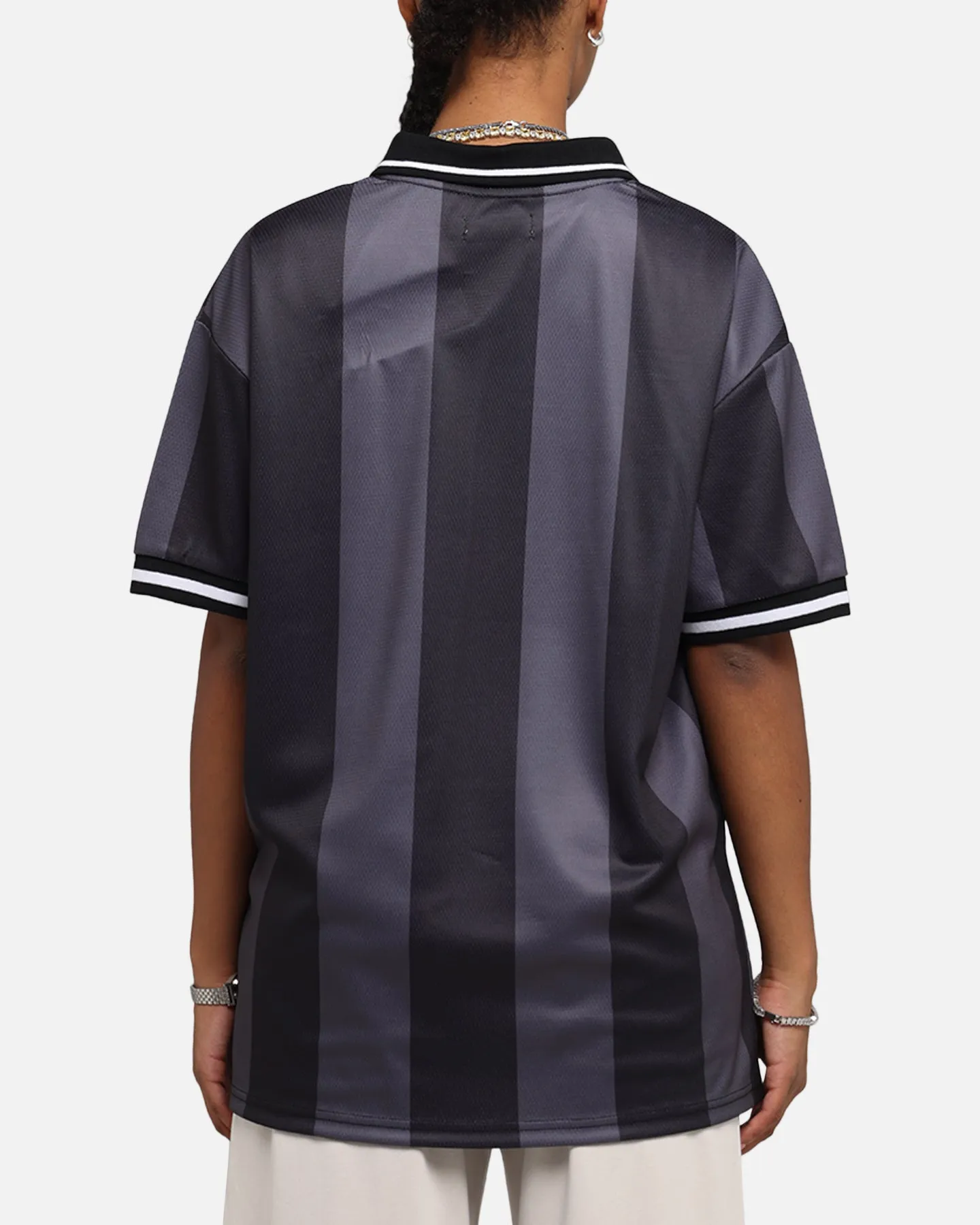 S Double Football Jersey Black Stripe sold by Culture Kings product image thumbnail 3