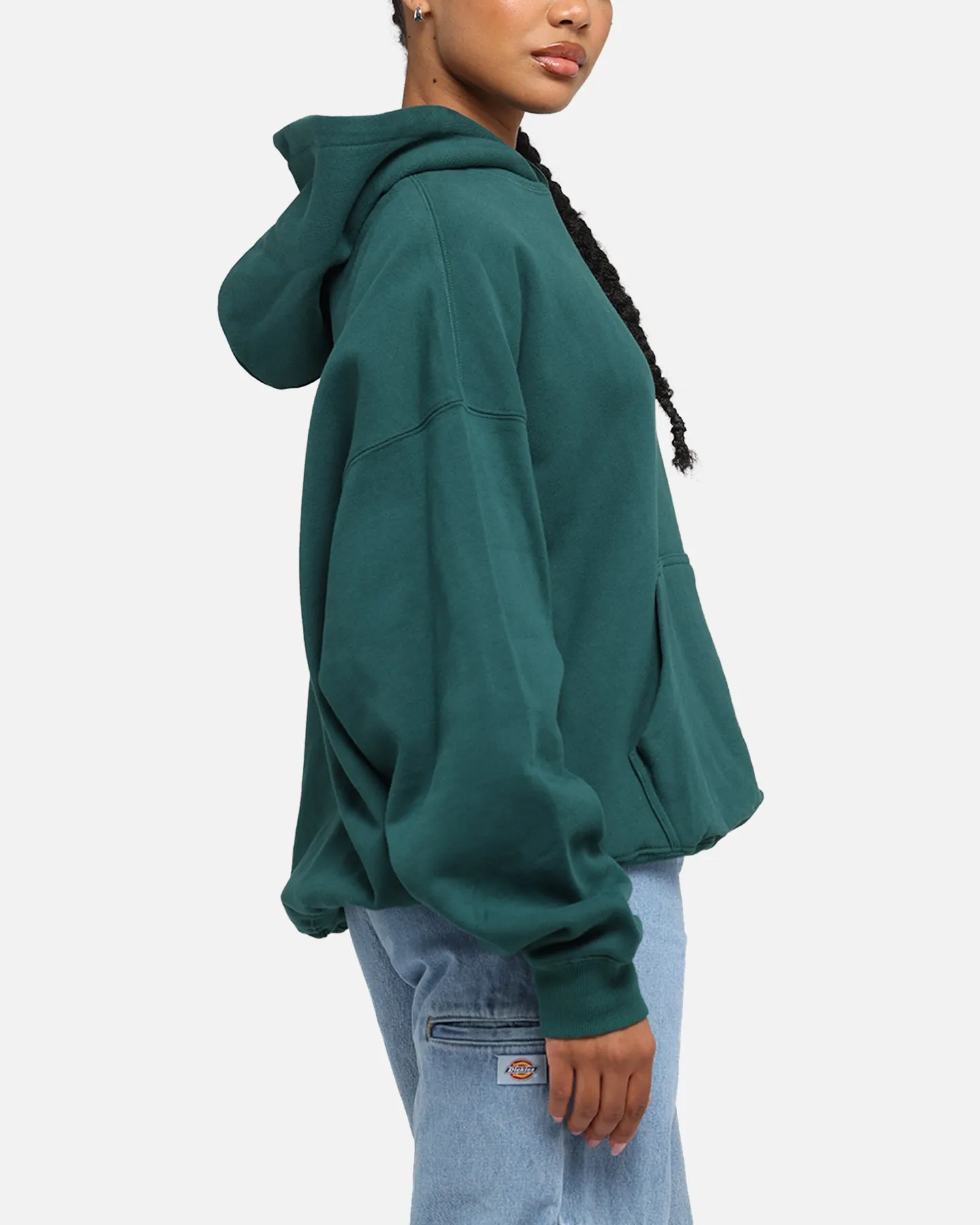 Majestic Athletic New York Yankees Mid Crest Boxy Hoodie Emerald sold by Culture Kings product image thumbnail 4