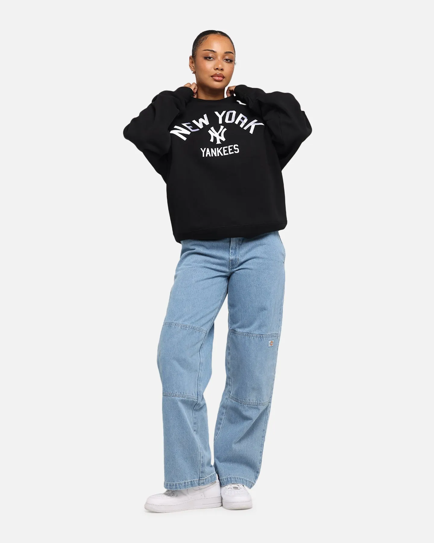 Majestic Athletic New York Yankees Arch Boxy Crewneck Black sold by Culture Kings product image thumbnail 2