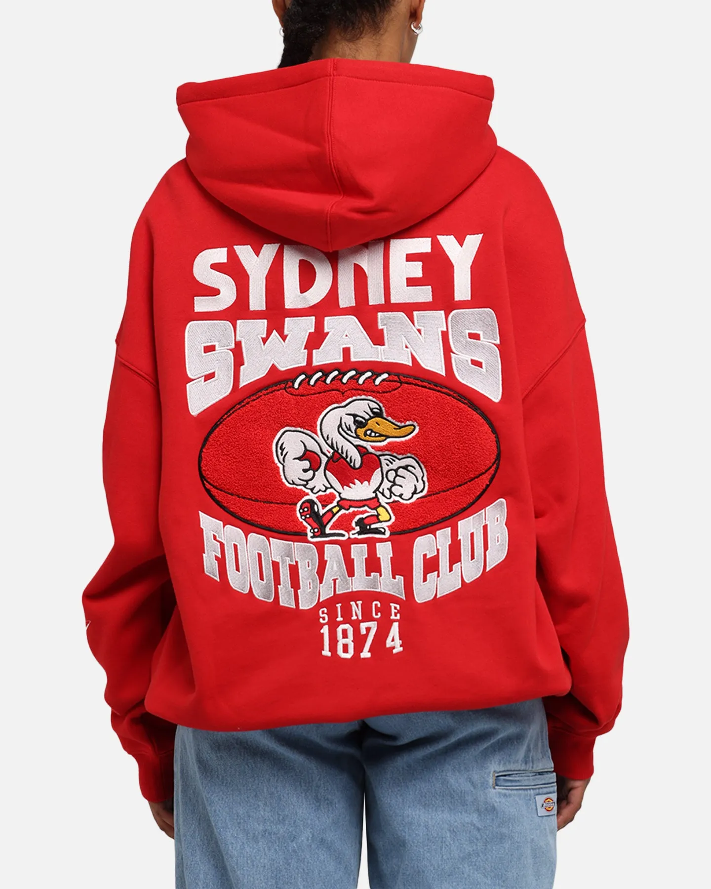 Mitchell & Ness Sydney Swans Team Hoodie Red sold by Culture Kings