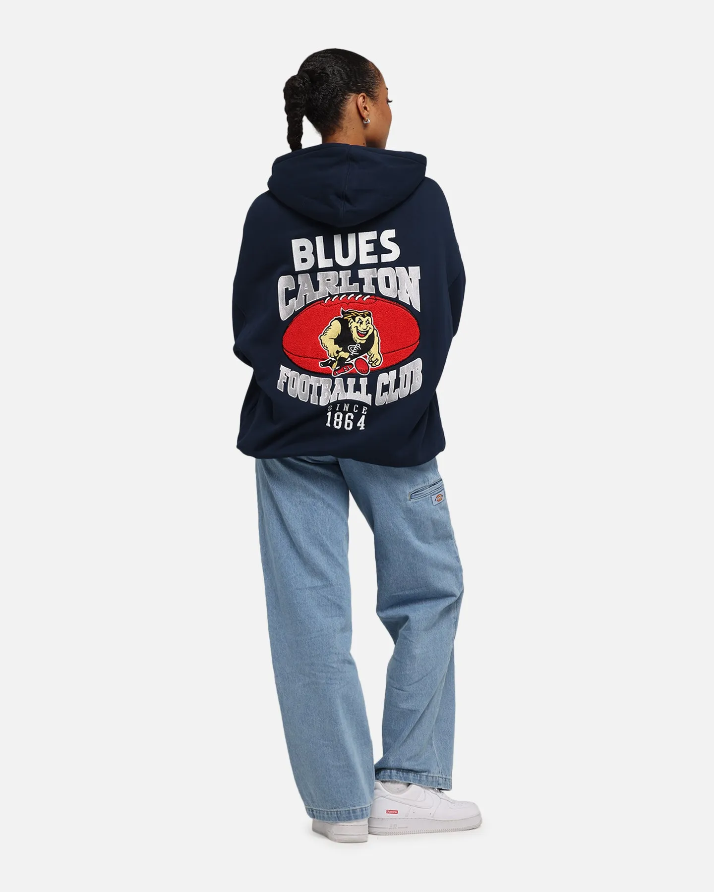 Mitchell & Ness Carlton Blues Team Hoodie Navy sold by Culture Kings product image thumbnail 3