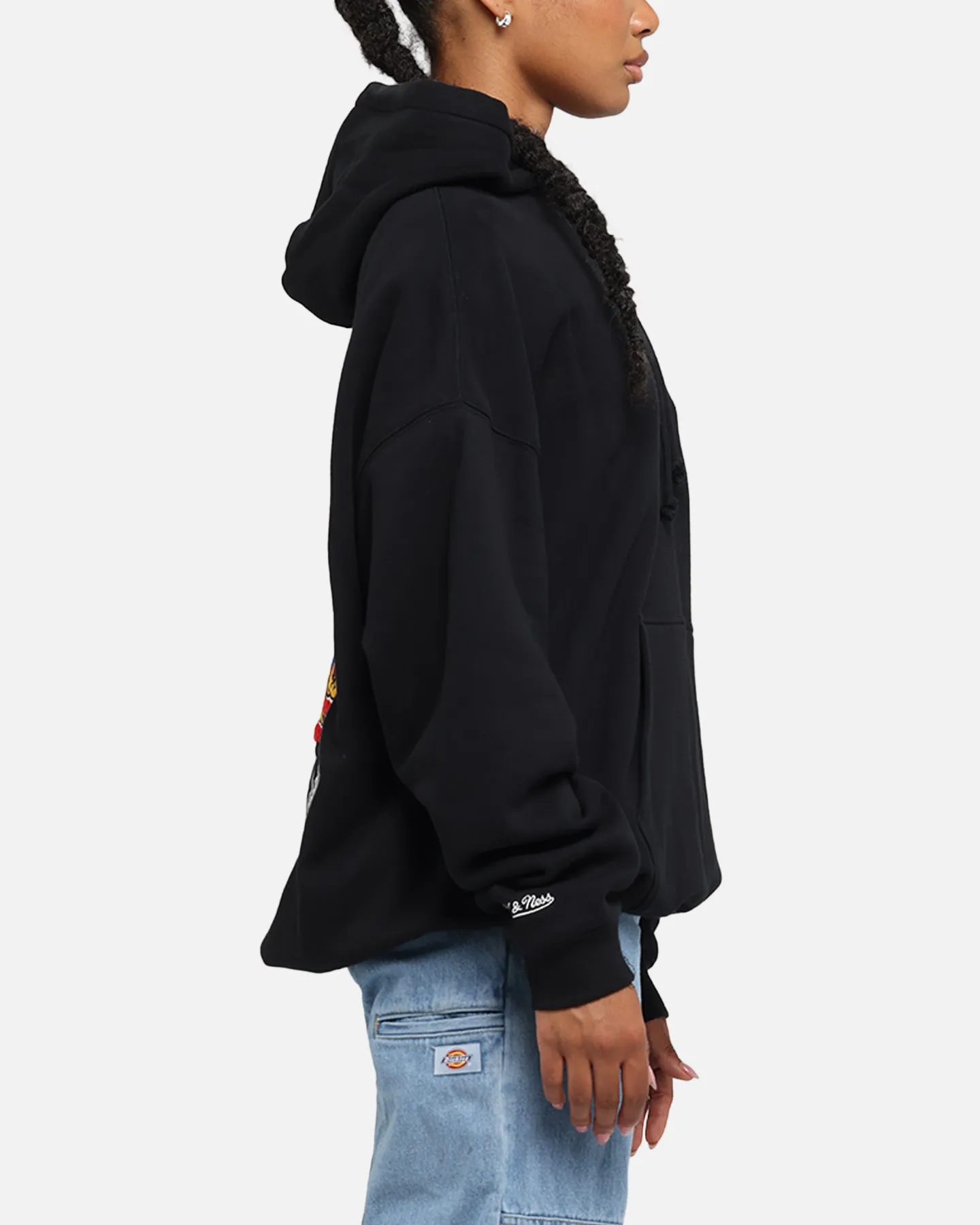 Mitchell & Ness Brisbane Lions Team Hoodie Solid Black sold by Culture Kings product image thumbnail 5