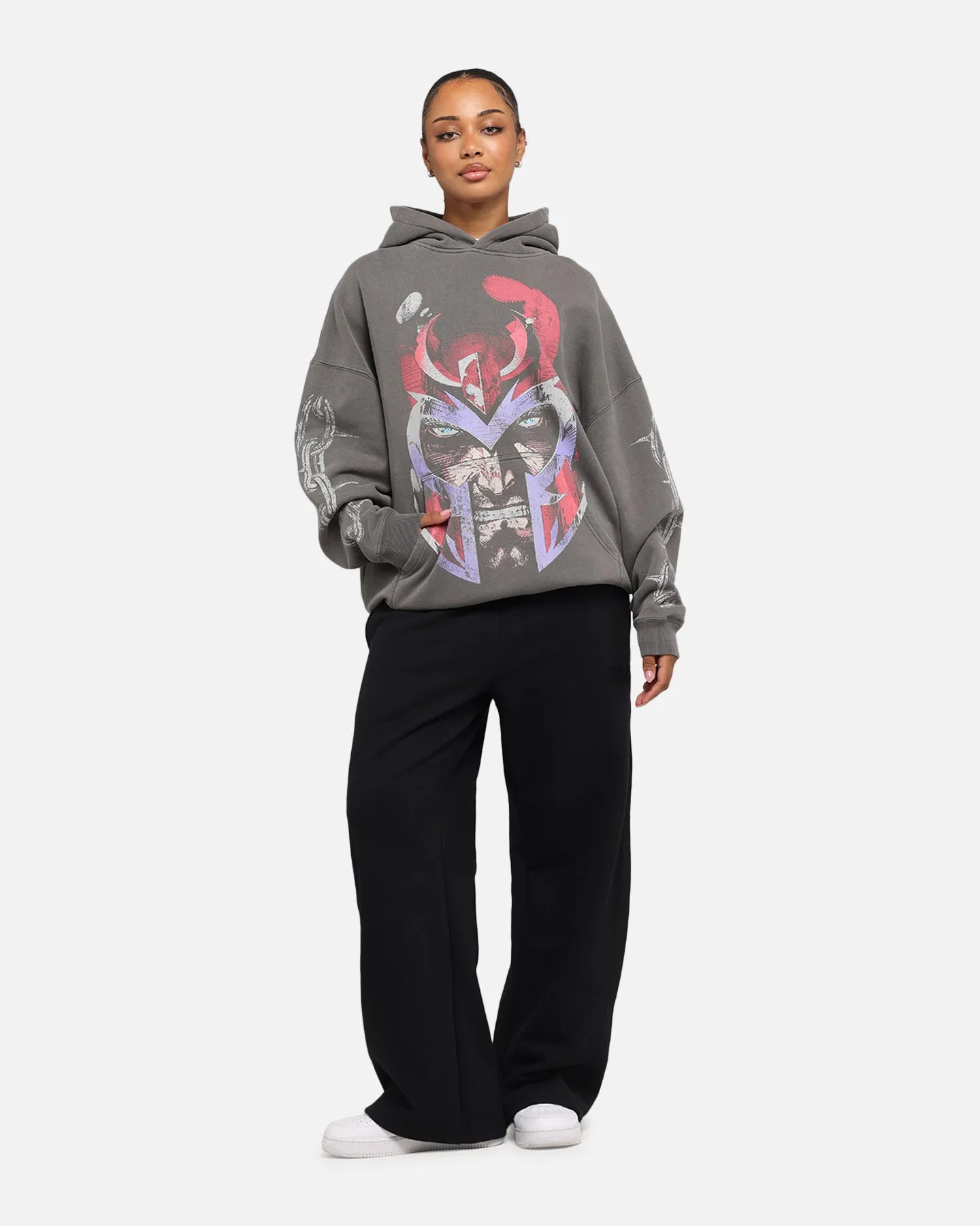 American Thrift Marvel X-Men Magneto Premium Hoodie Washed Charcoal sold by Culture Kings product image thumbnail 3