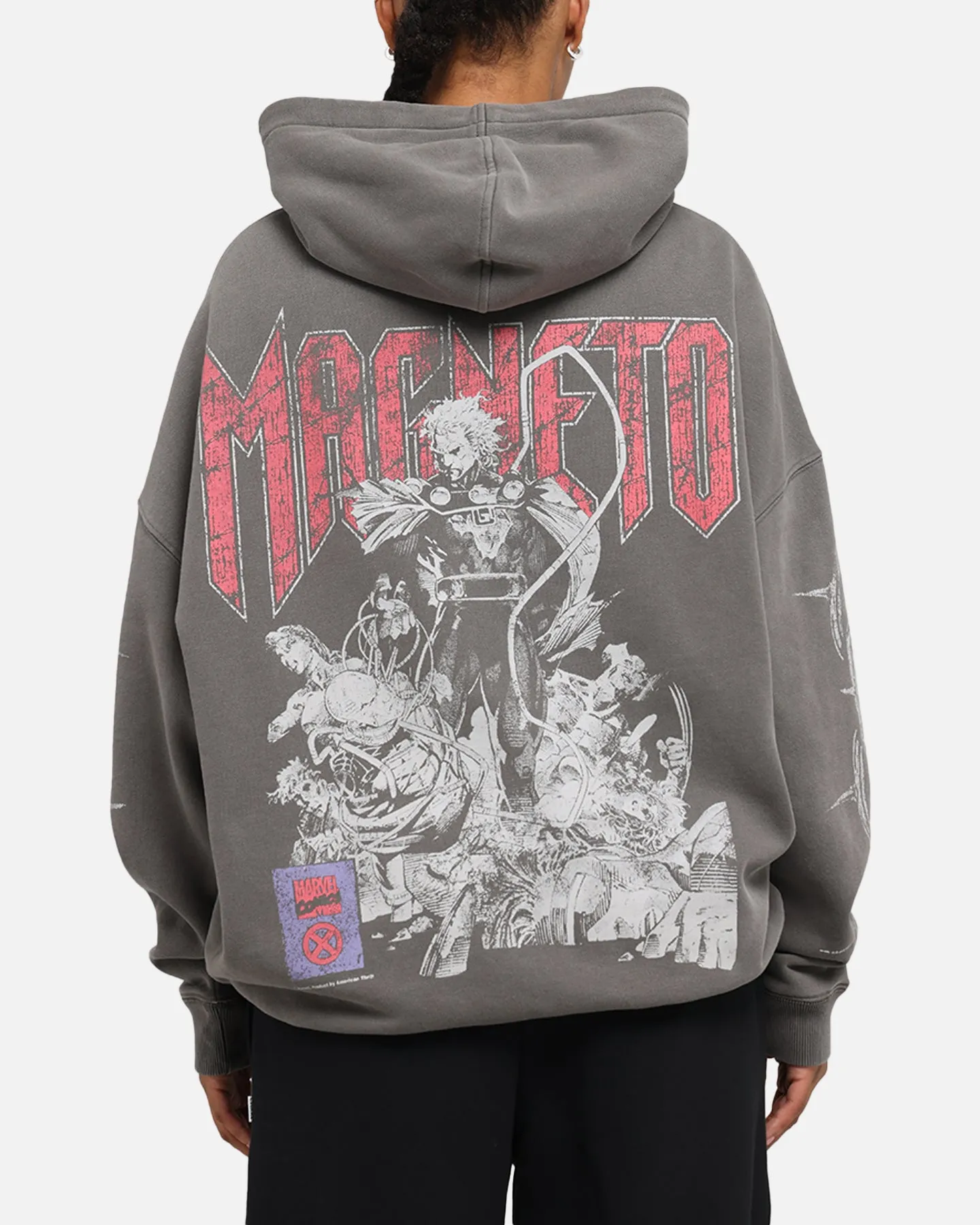 American Thrift Marvel X-Men Magneto Premium Hoodie Washed Charcoal sold by Culture Kings product image thumbnail 2