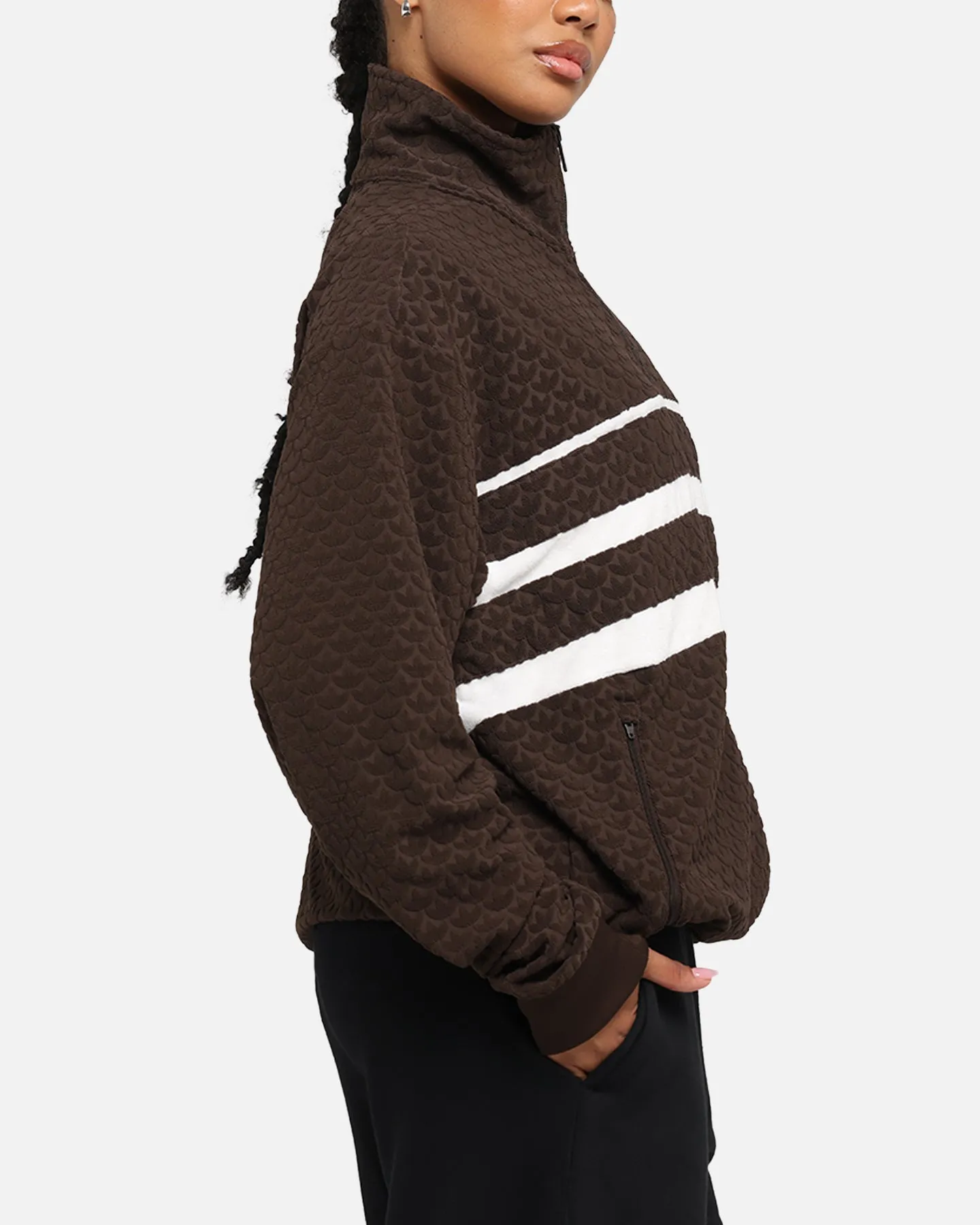 Adidas Monogram Track Top Jacket Dark Brown sold by Culture Kings product image thumbnail 4