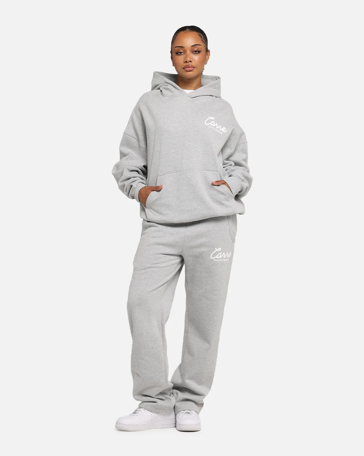 Carre Prestige Script Hoodie Grey Marle sold by Culture Kings product image thumbnail 4
