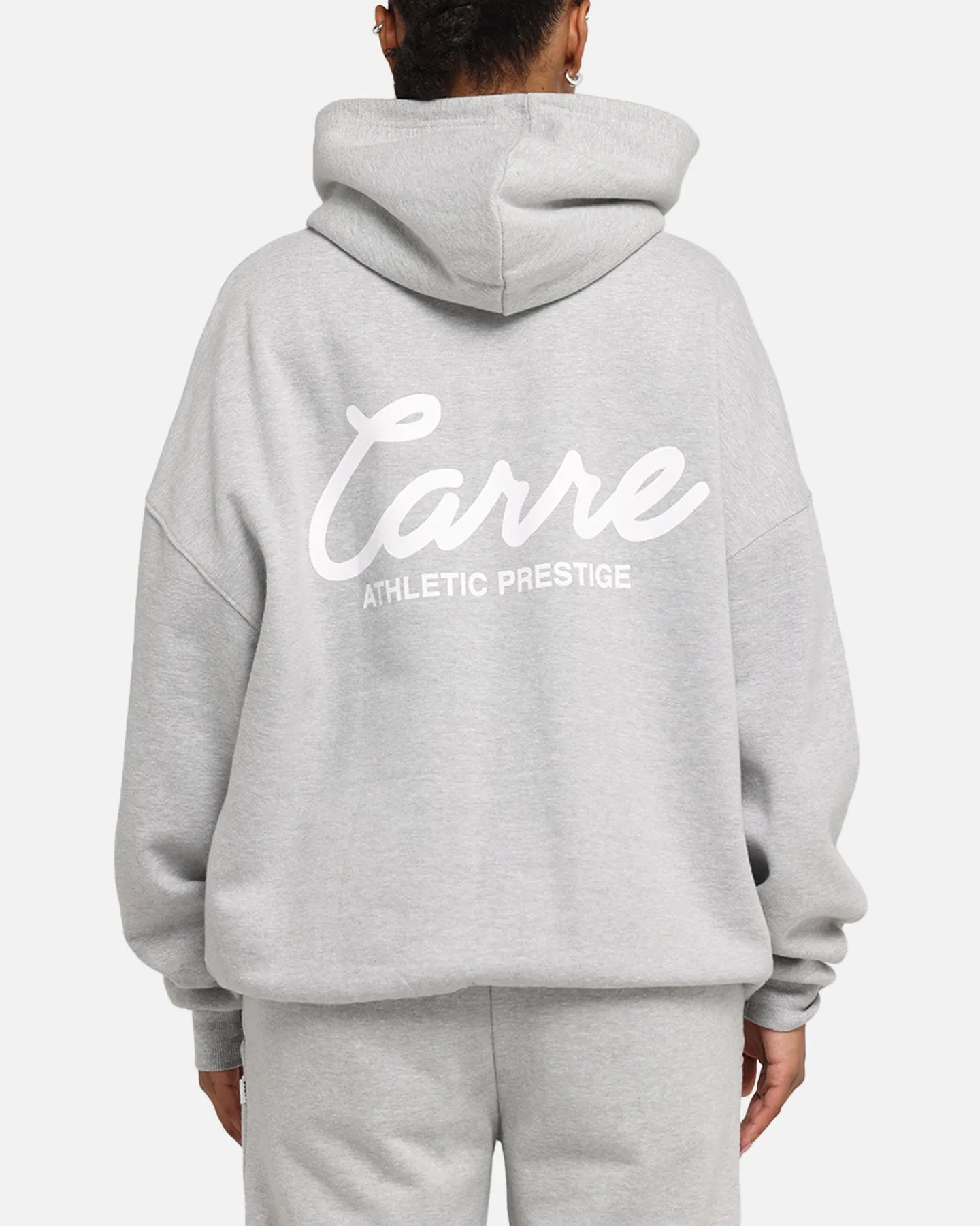 Carre Prestige Script Hoodie Grey Marle sold by Culture Kings